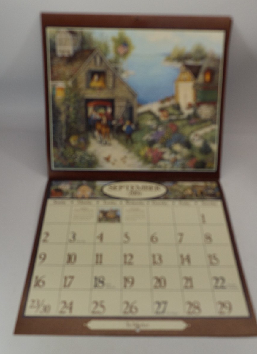 Calendar Lang Folk Art 2001 by Lang Inc. – Lang Holdings – See Description