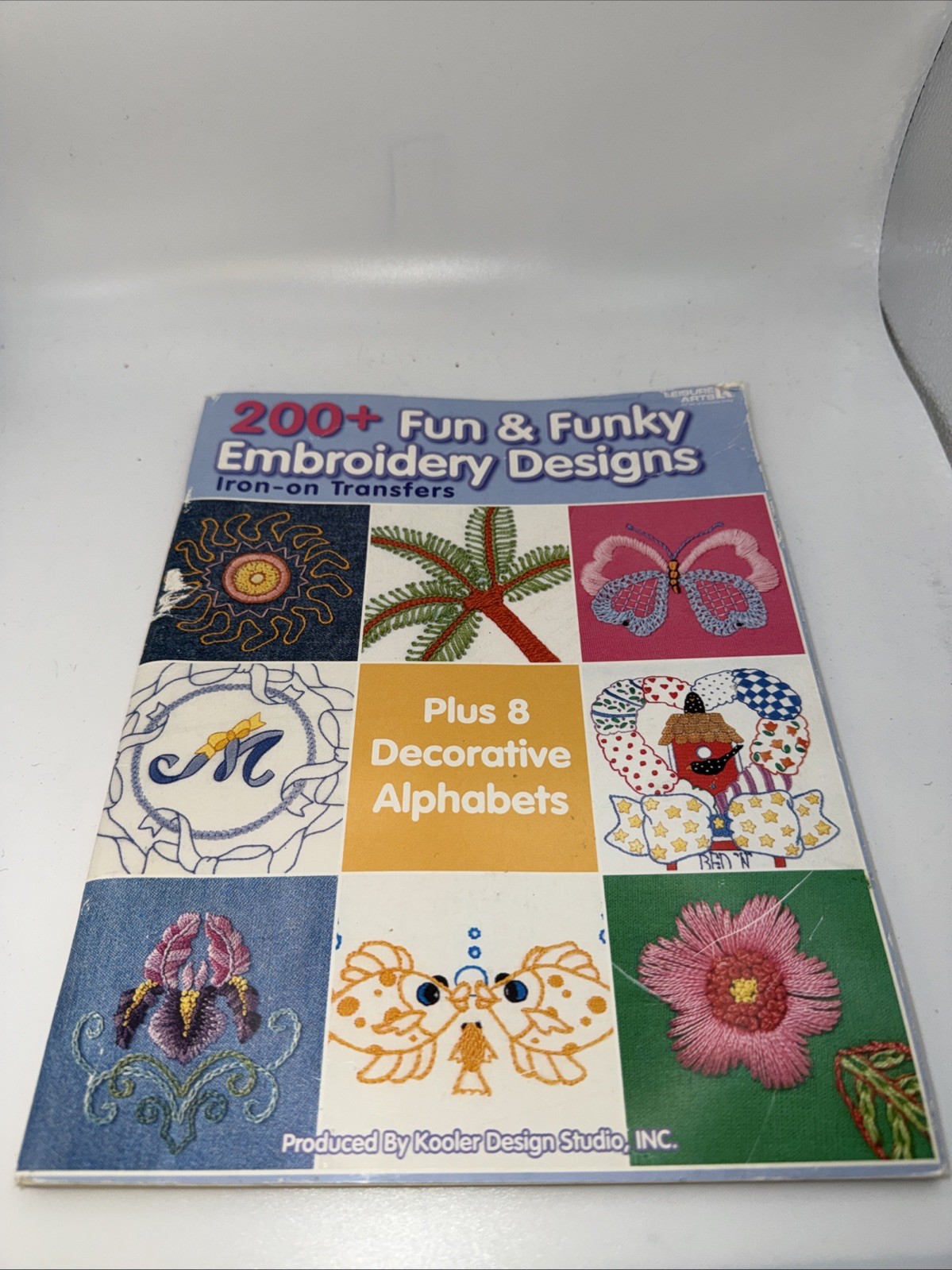 Leisure Arts 200 Plus Fun and Funky Embroidery Designs- Iron On Transfers!