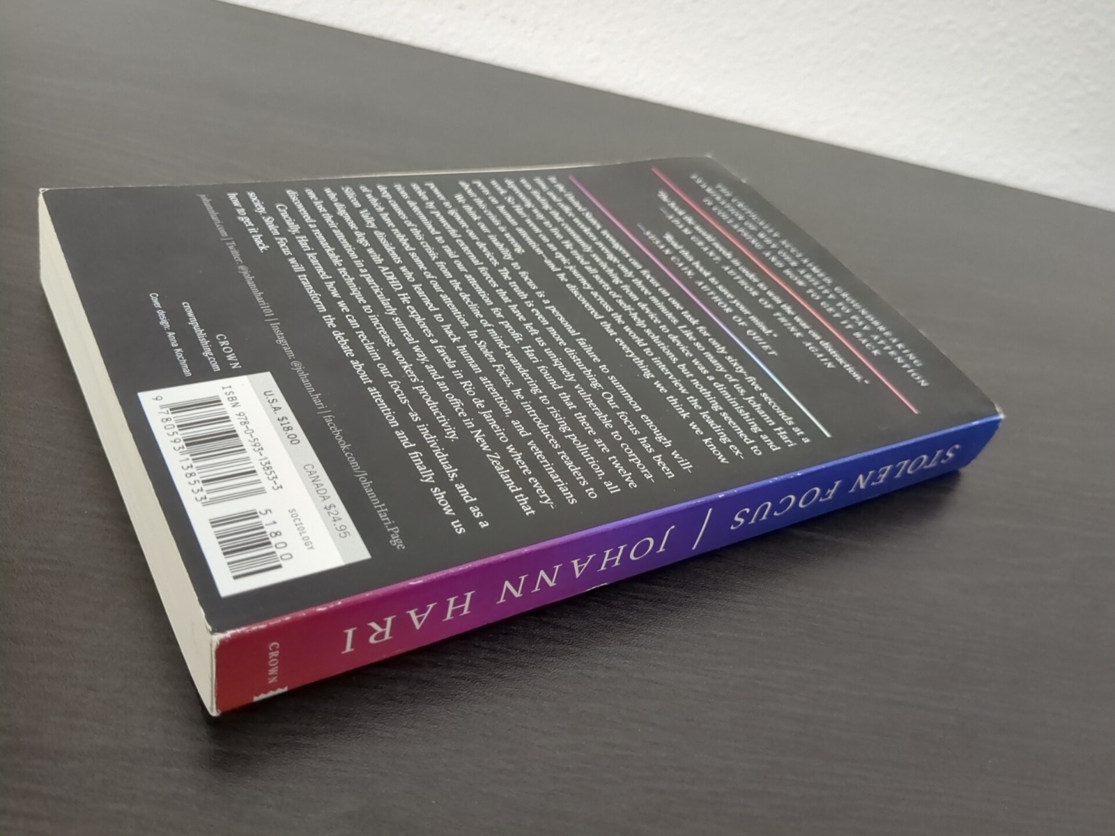Demon-Haunted World Carl Sagan + Stolen Focus Johann Hari Bonus Lot