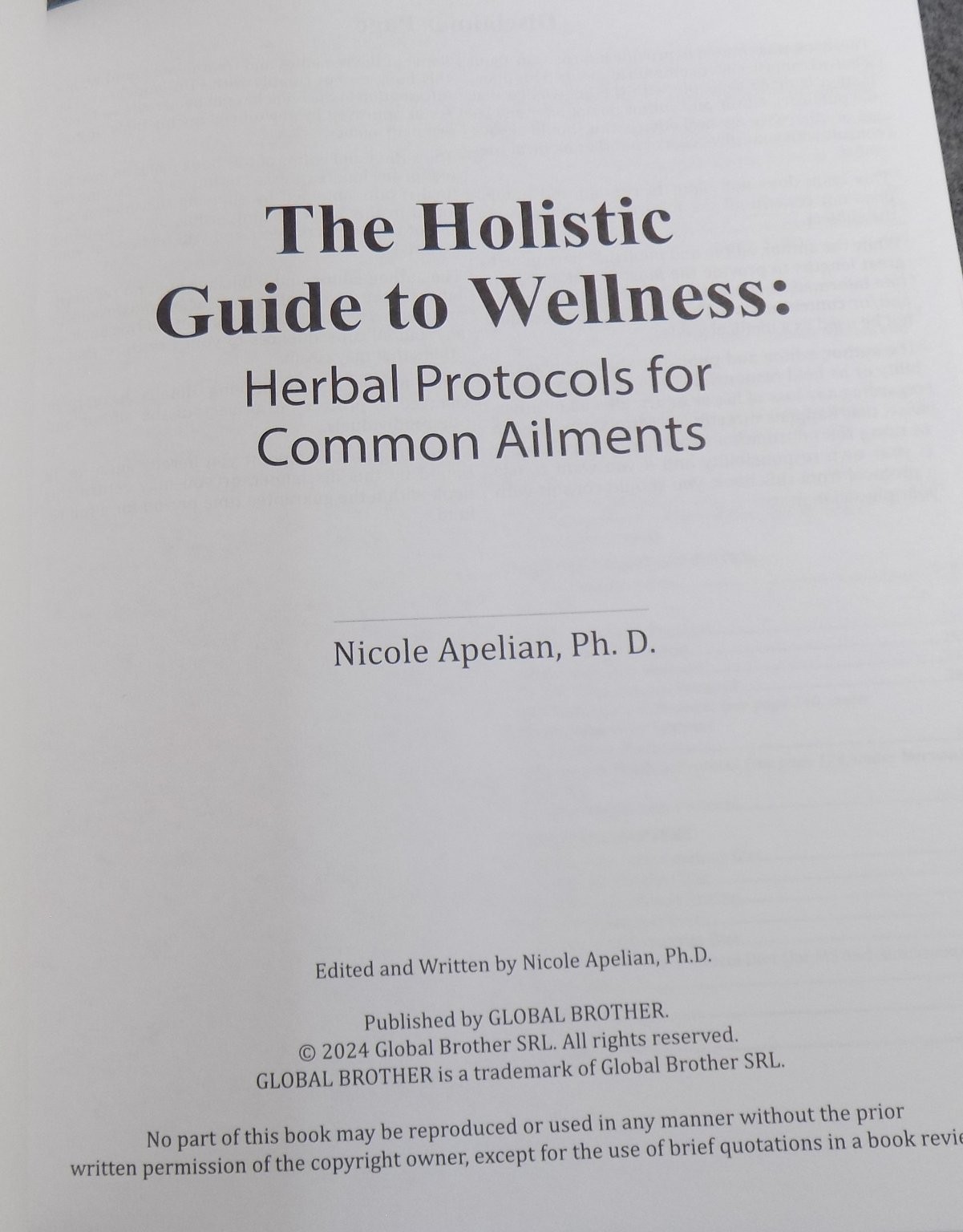 The Holistic Guide to Wellness Apelian 2024 Herbal Protocols Naturopathy Global