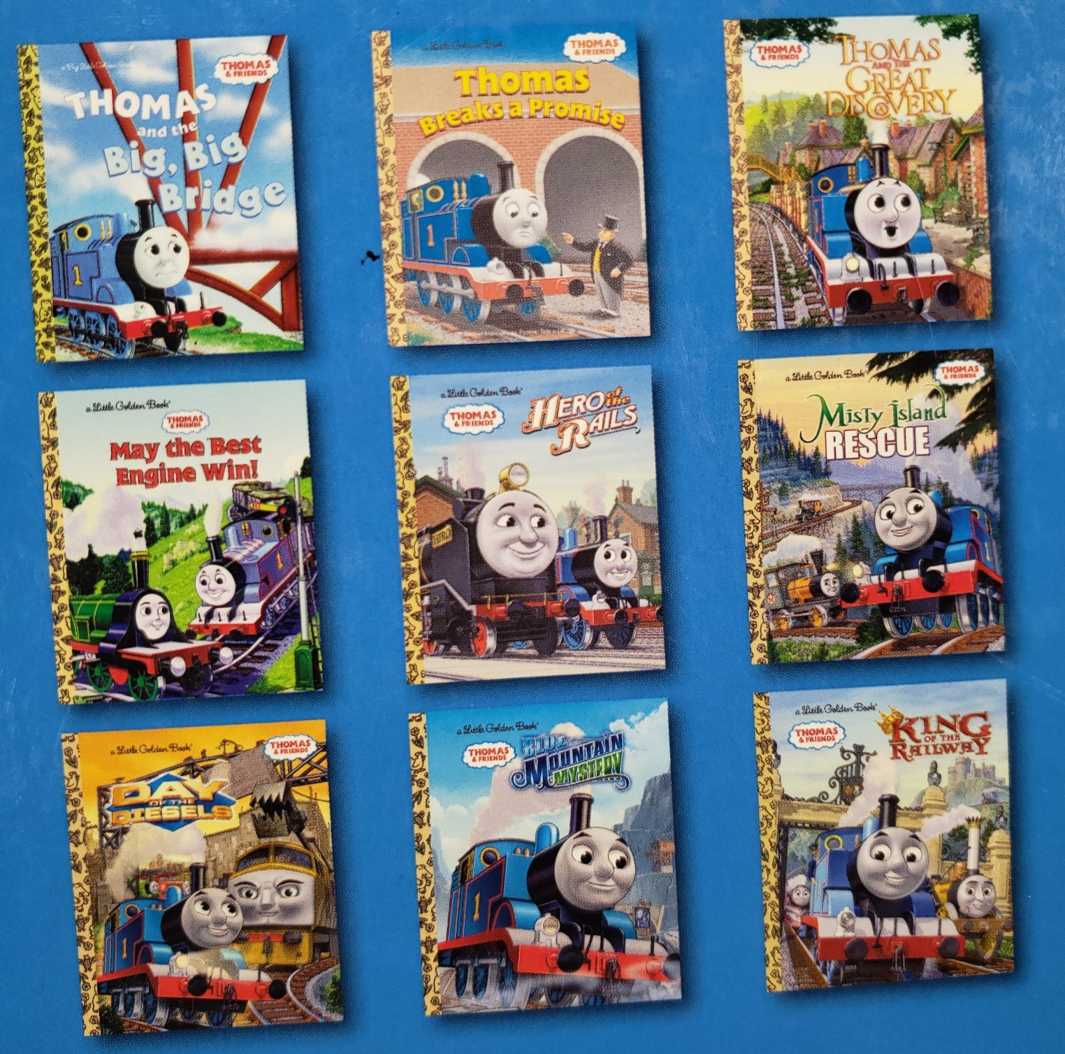 Thomas And Friends Kids Books Lot Of 10 Picture Books Trains Tank Engine Bundle