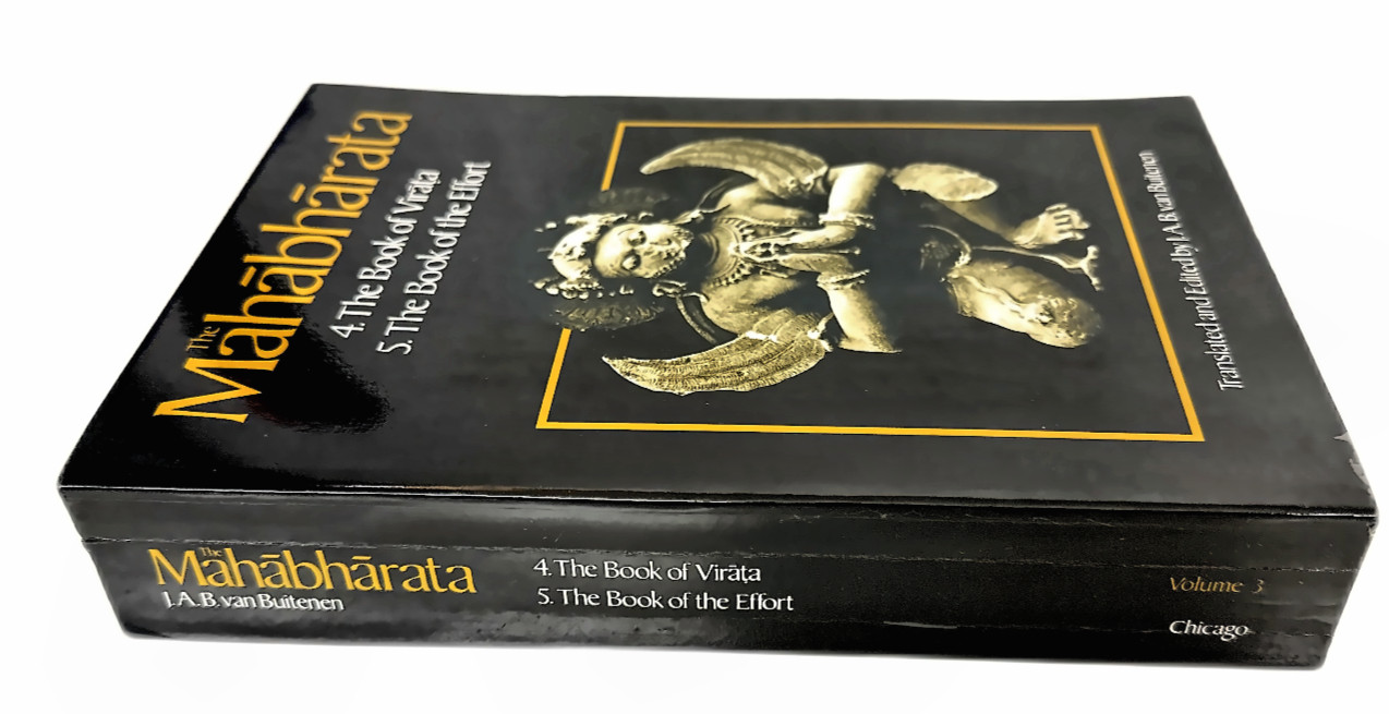 The Mahabharata, Volume 3 Translated & Edited by J.A.B. van Buitenen VG Cond.