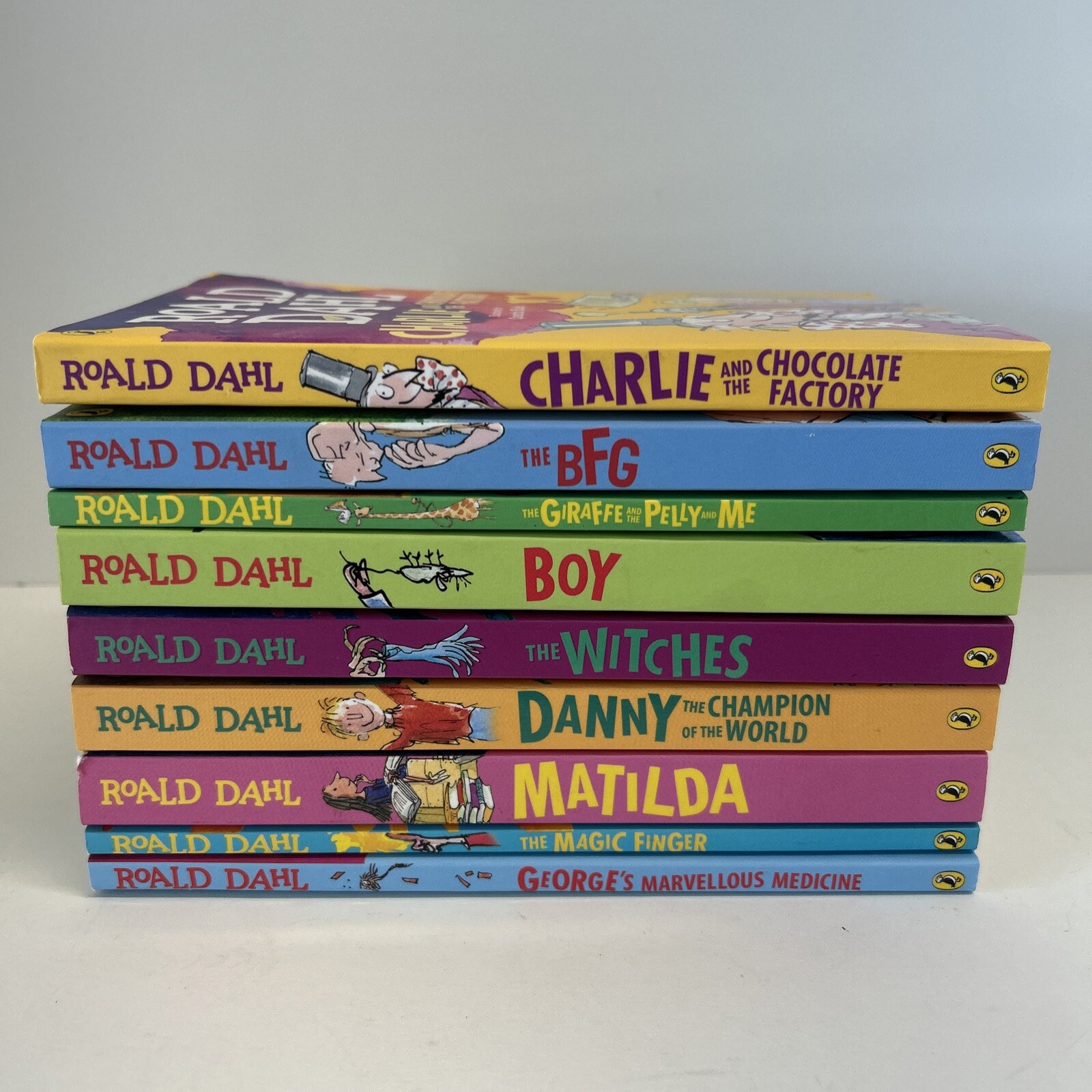 Roald Dahl Books Lot 9 Paperback Young Adult Storytelling BFG Chocolate Witches
