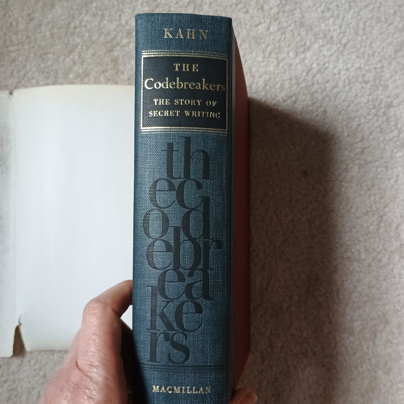 The Codebreakers – 1967 Hardcover by David Kahn – 1st Edition 2nd Printing HC/DJ