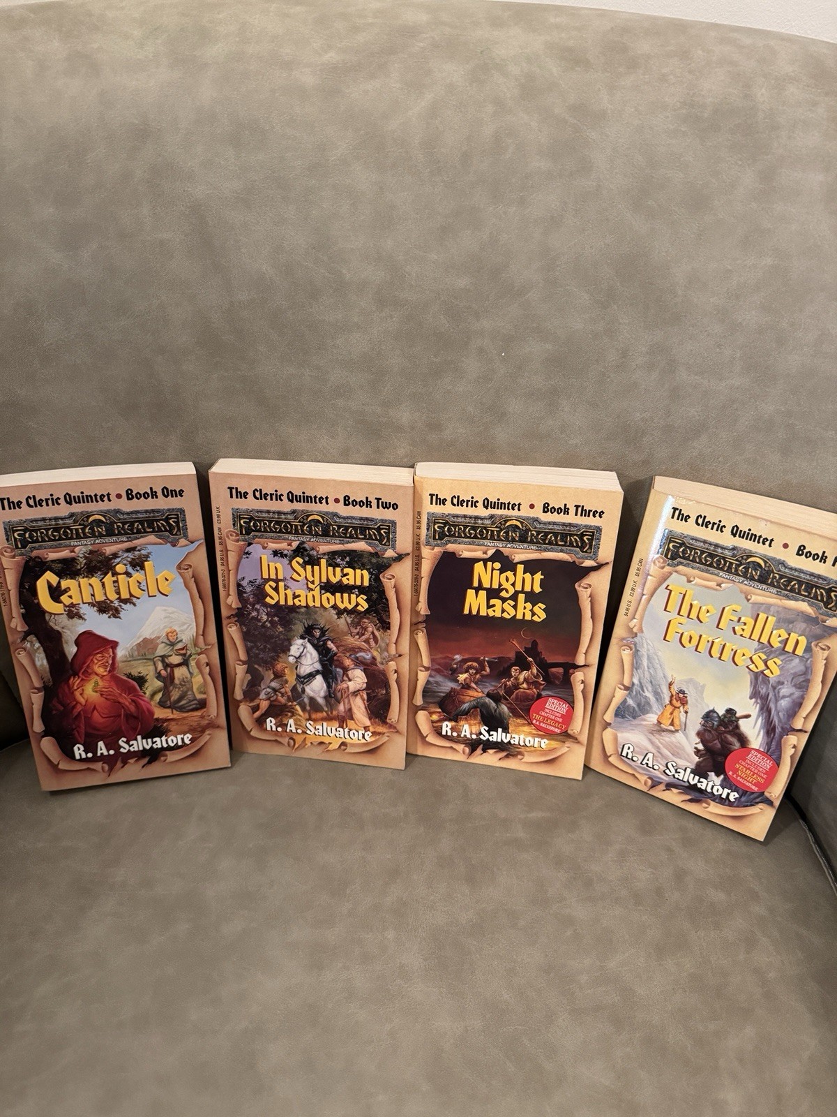 TSR Forgotten Realms The Cleric Quintet by R. A. Salvatore