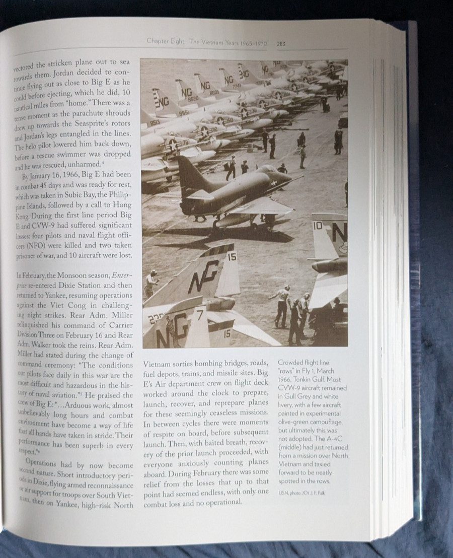 USS Enterprise CVA (N)/CVN-65 USN Aircraft Carrier Book by Dave McKay