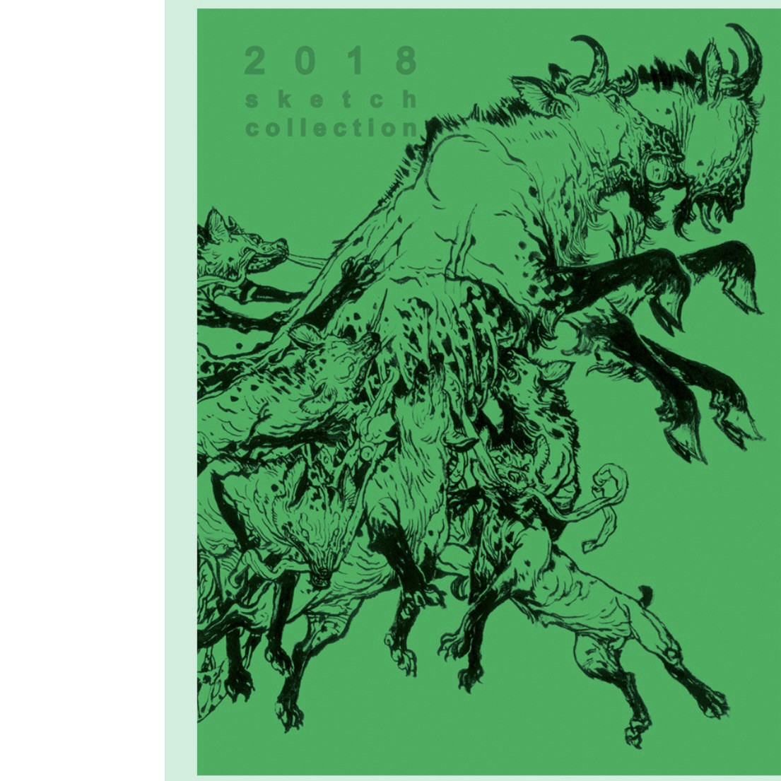 Kim Jung Gi Art Book Original 2018 Sketch Collection Hard Cover Sealed