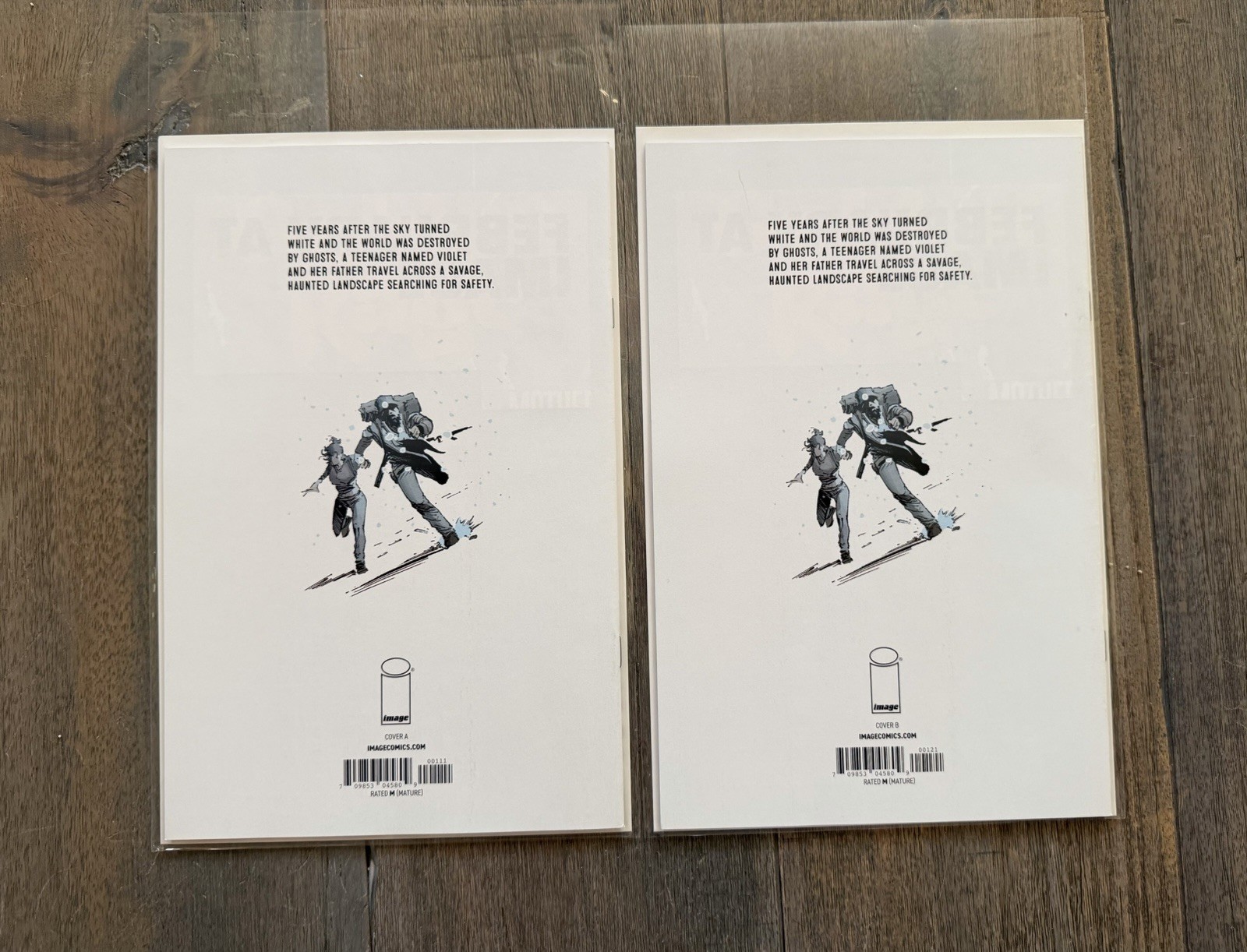 White Sky #1 NM Cvr A & B Triple Signed Image Comics.