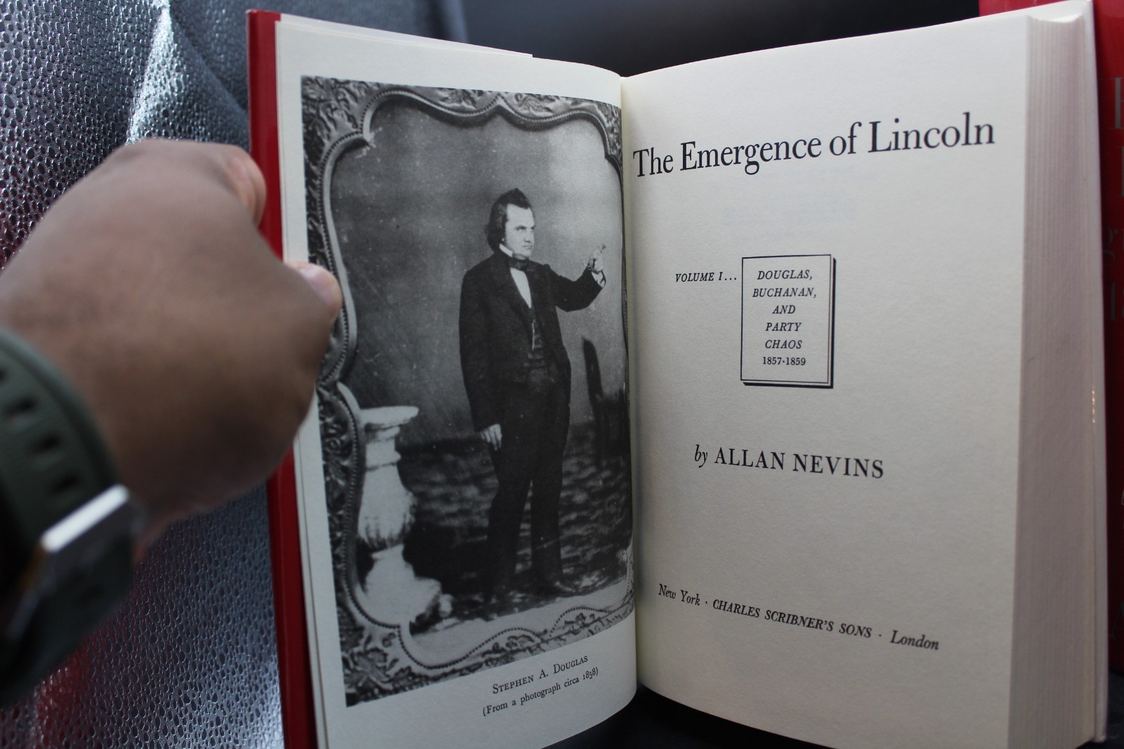 The Emergence Of Lincoln By Allan Nevins • 2 Volume Set • 1950