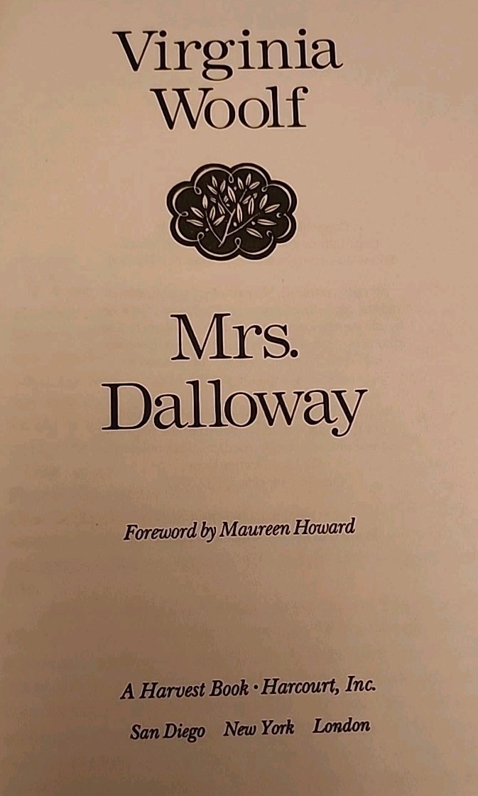 Mrs. Dalloway by Virginia Woolf (1981 Ed, Tr Pbk)