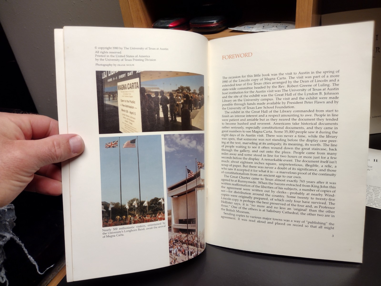 Magna Carta University of Texas Lyndon Baines Johnson Library 1980 36 Pages