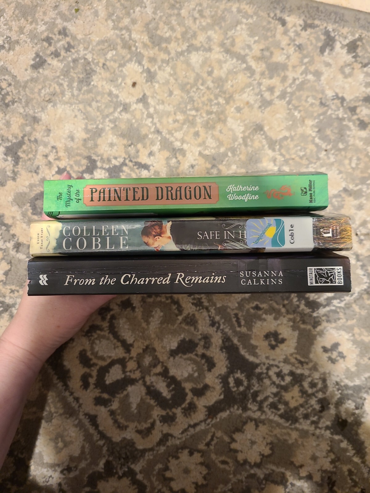 Mixed Lot of 3 Books: From the Charred Remains, Mystery of the Painted Dragon,