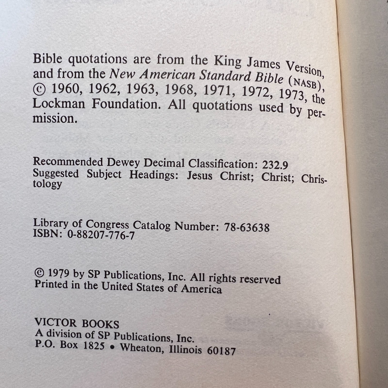 Great Events In The Life Of Christ Jerry Vines 1979 Victor Biblical Studies Book