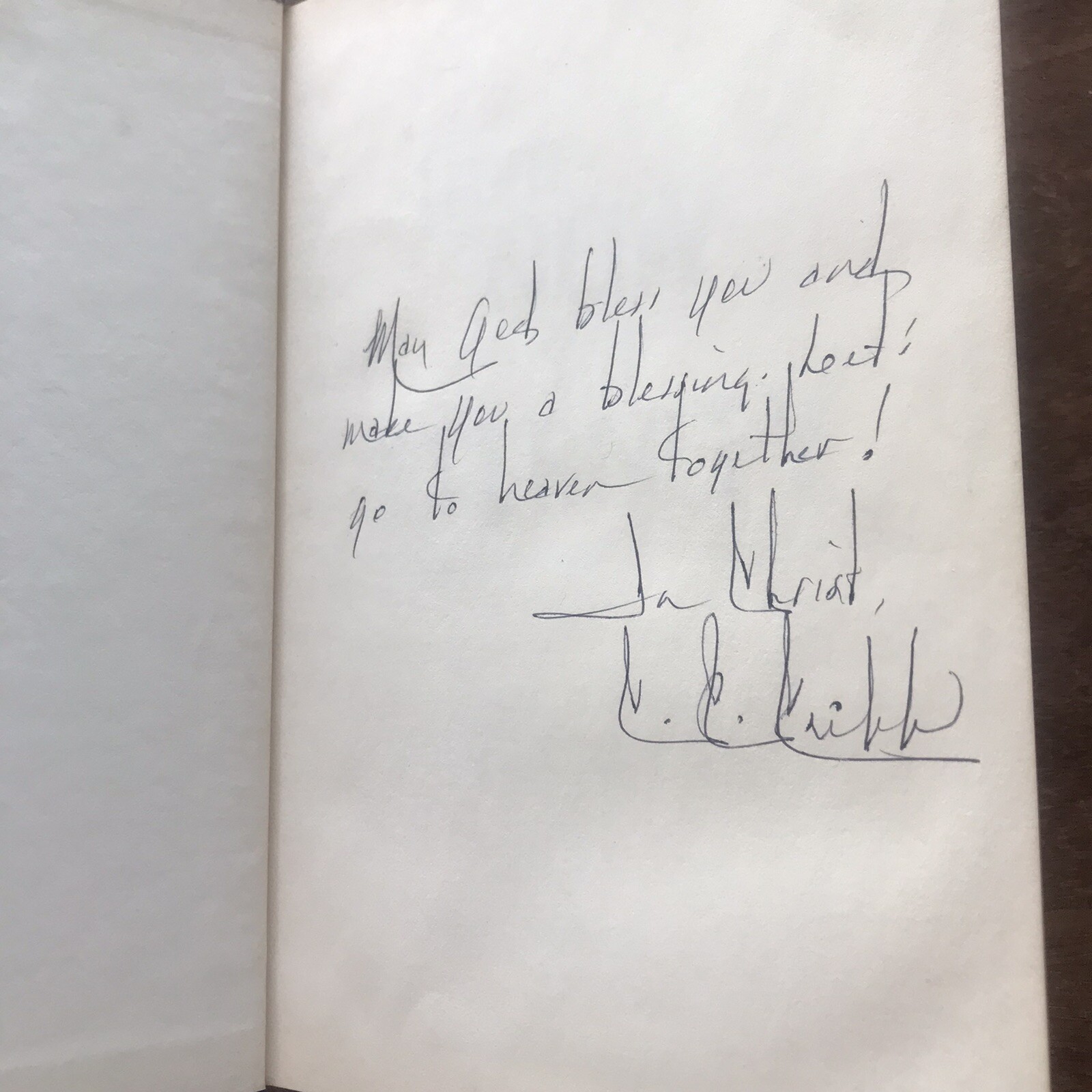 From Now Till Eternity Bible Prophecy Christianity 1976 Signed CC Cribb HC DJ