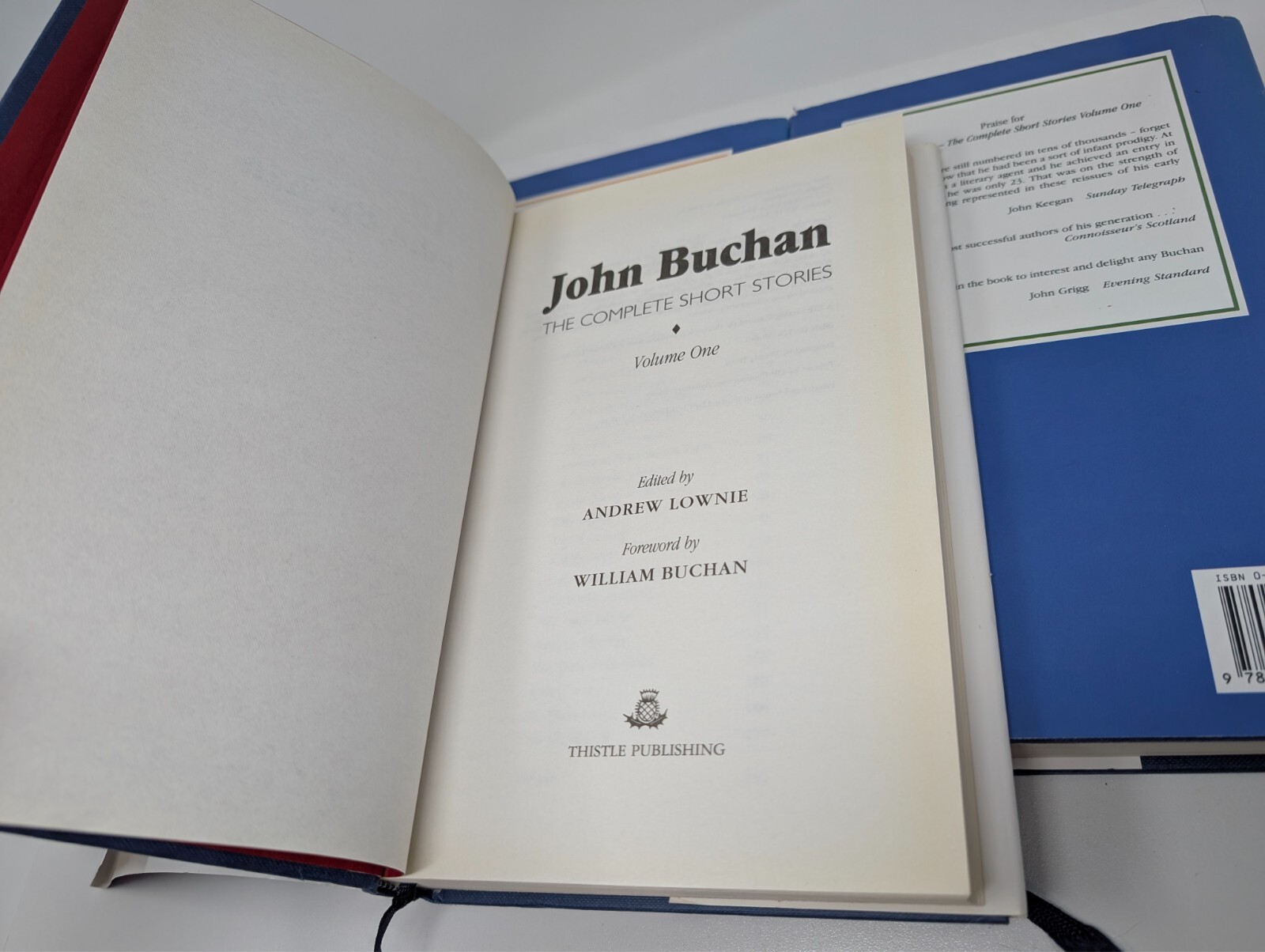 Complete Short Stories of John Buchan 3-Volume HC Set, Lownie, VG-Excellent