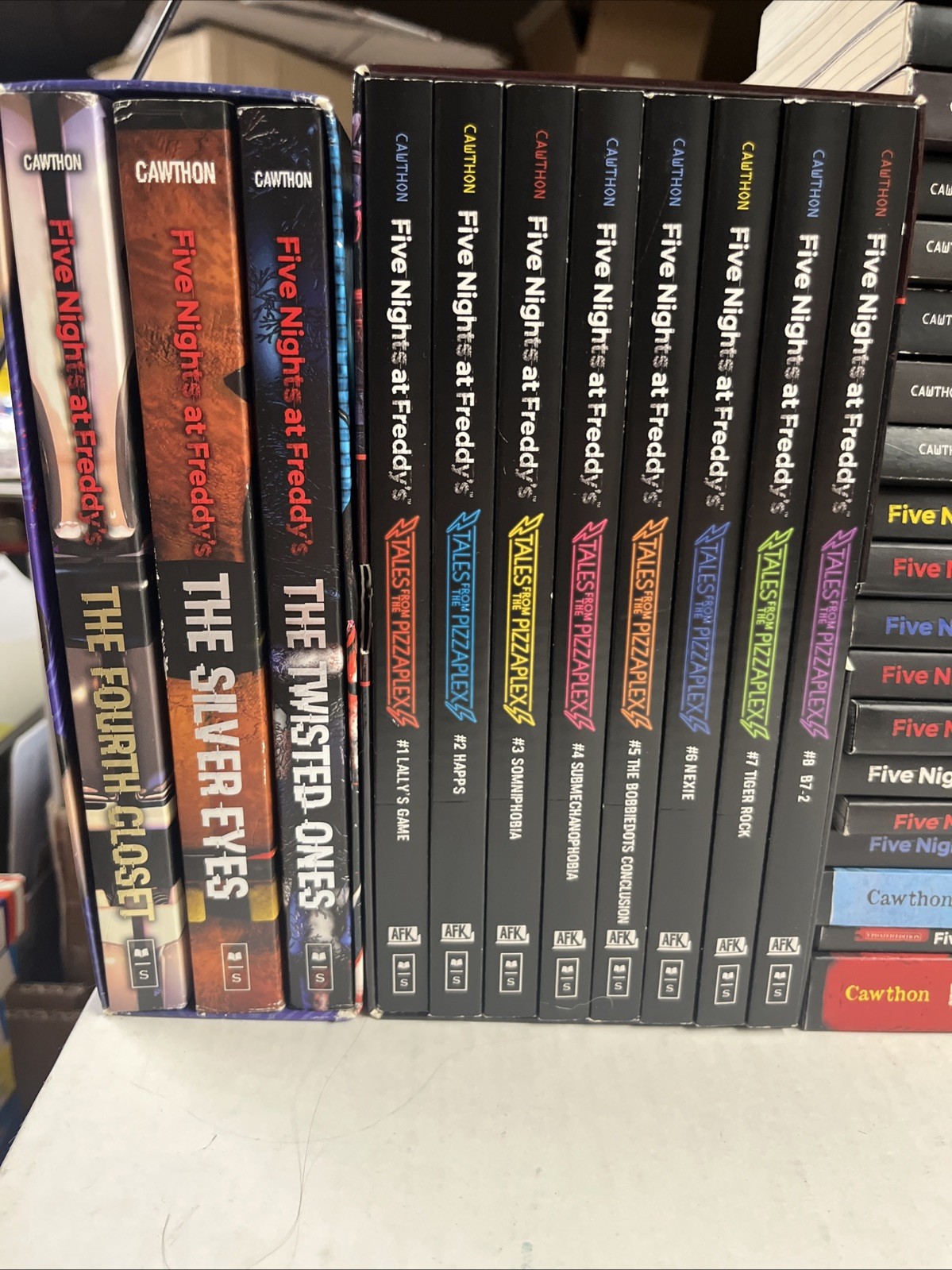 Five Nights at Freddy’s Books Lot of 31 Graphix Paperback Fazebear Pizzaplex