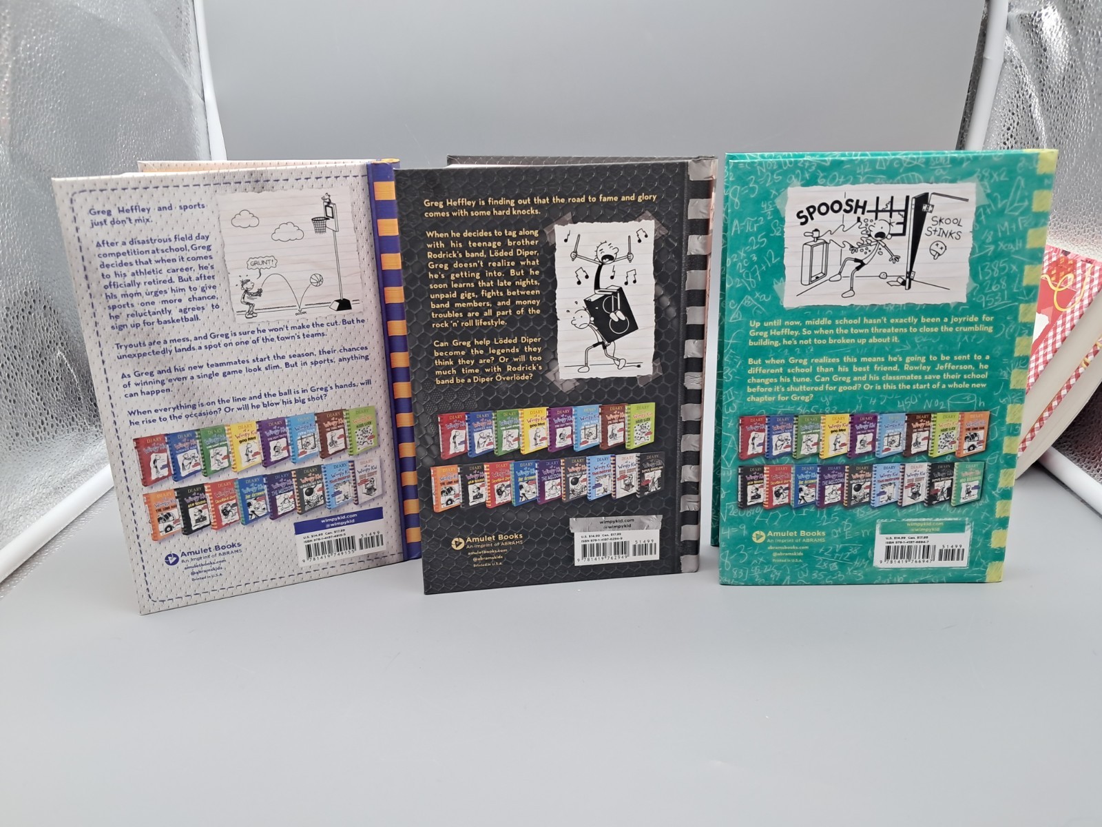 Set of #1-20 in order DIARY OF A WIMPY KID Hardcover & Paperback Book Lot Kinney
