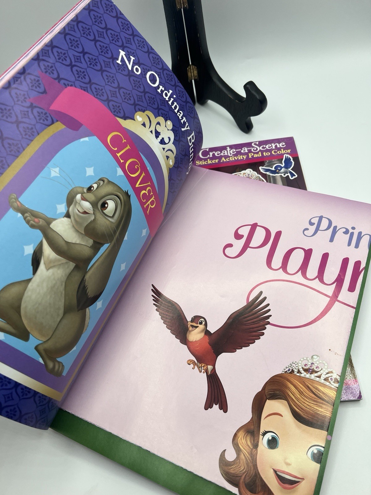 Disney Sofia the First Bundle: Create A Scene & Poster A Page Book w/ 2 Glasses