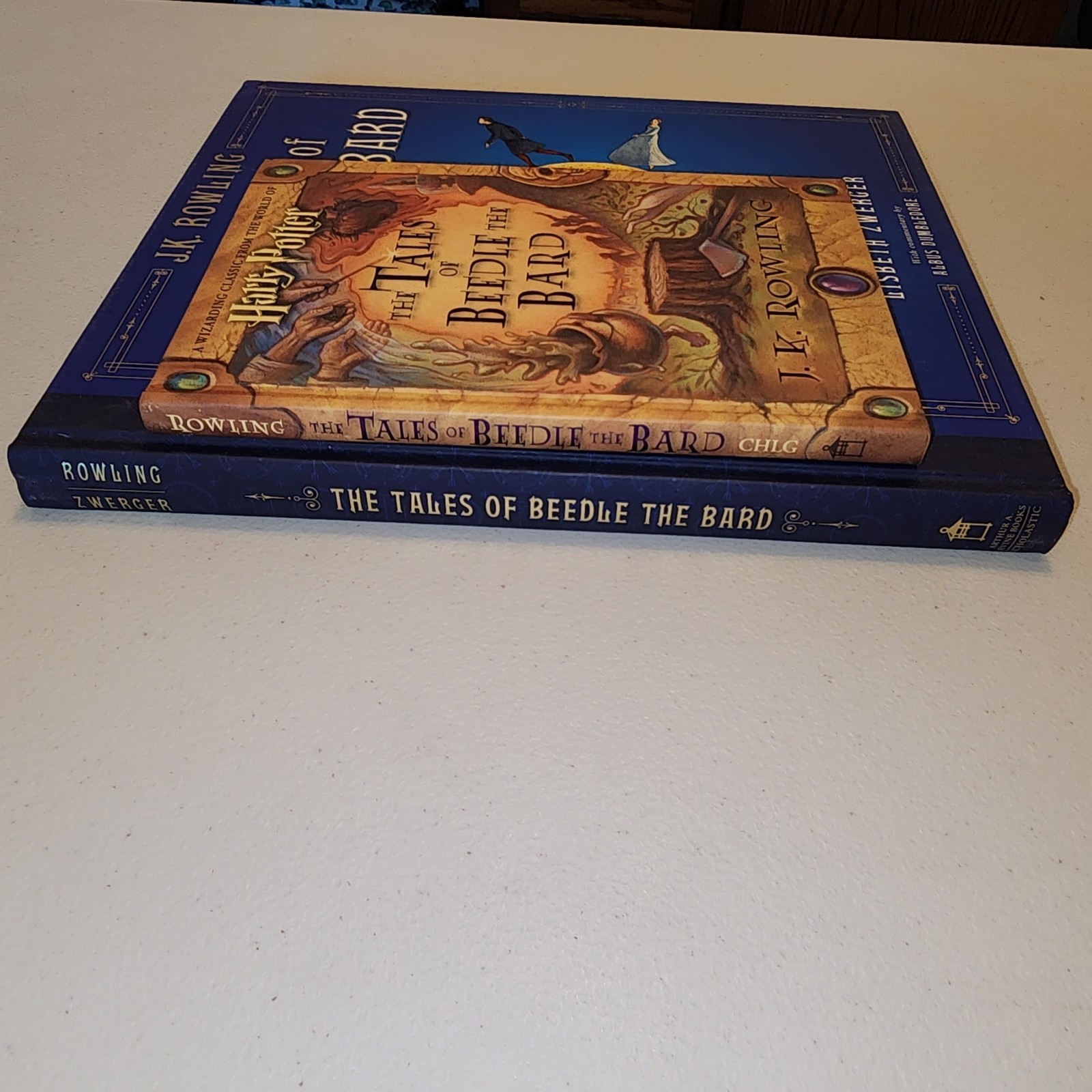 The Tales of Beedle the Bard: The Illustrated Edition & Regular Edition Lot of 2