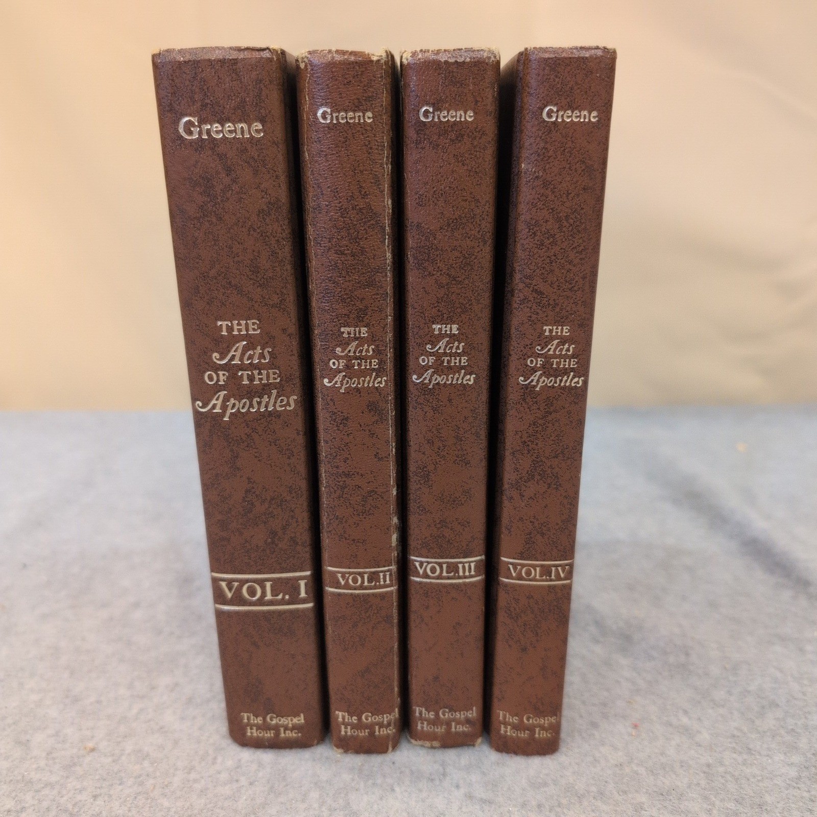 Oliver B Greene The Acts of the Apostles Volumes 1-4 Gospel Hour Commentary Set