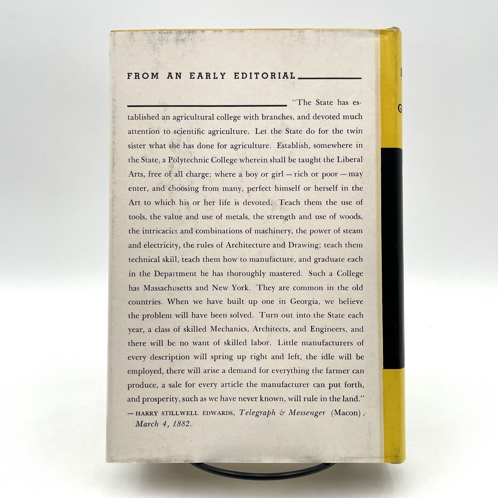 The Story of Georgia Tech 1948 M.L. Brittain First Edition Hardcover Dust Jacket