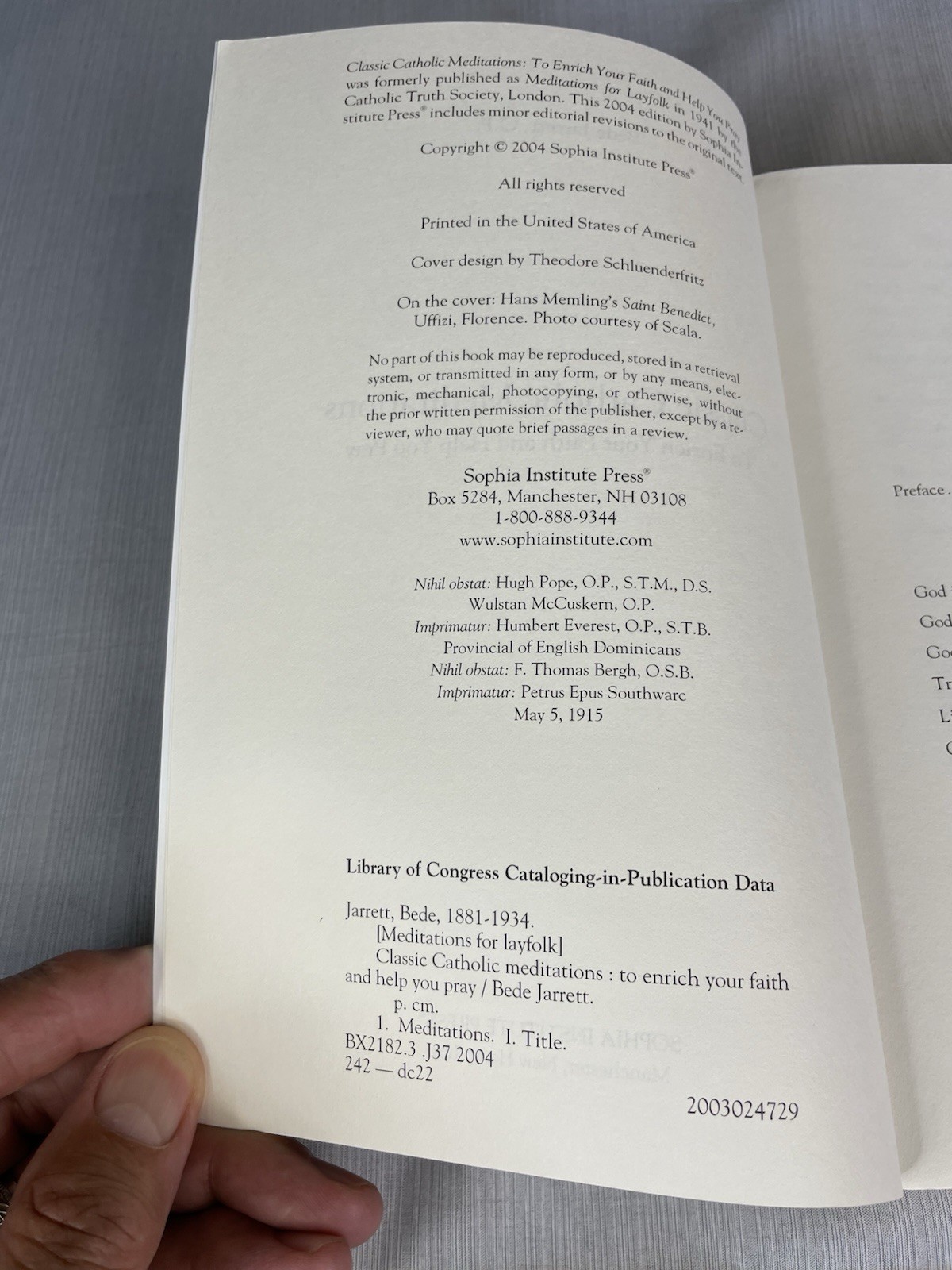 Classic Catholic Meditations **EXCELLENT**