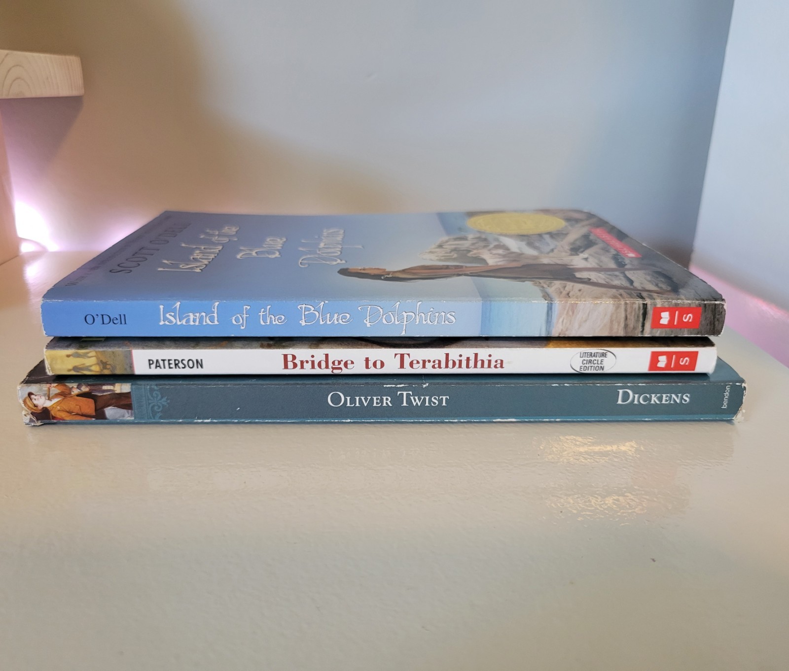 Lot Of 3 Childrens Middle Grade Chapter Books Island Of The Blue Dolphins