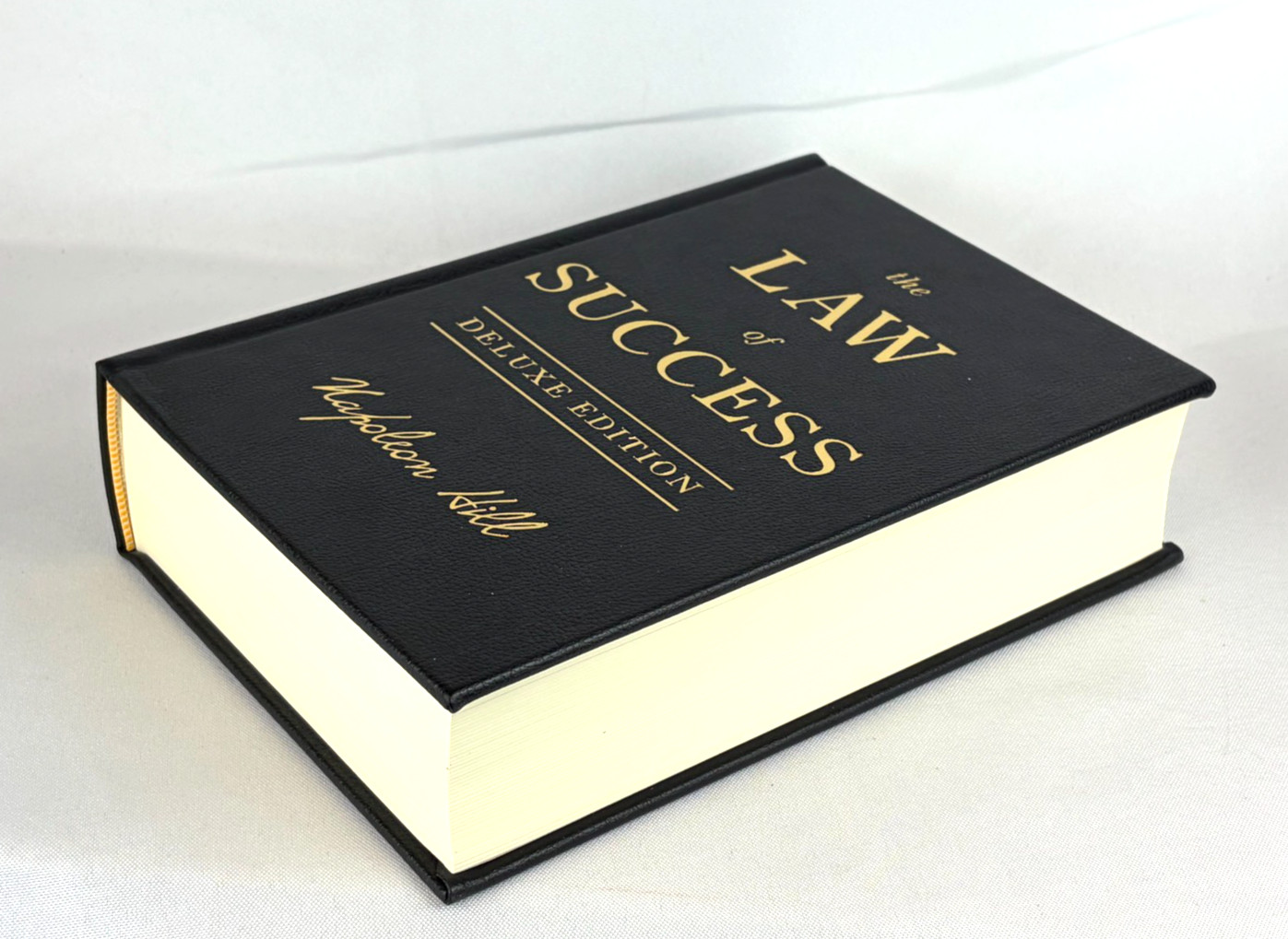 THE LAW OF SUCCESS Deluxe Edition Napoleon Hill Leather Bound Collectible NEW