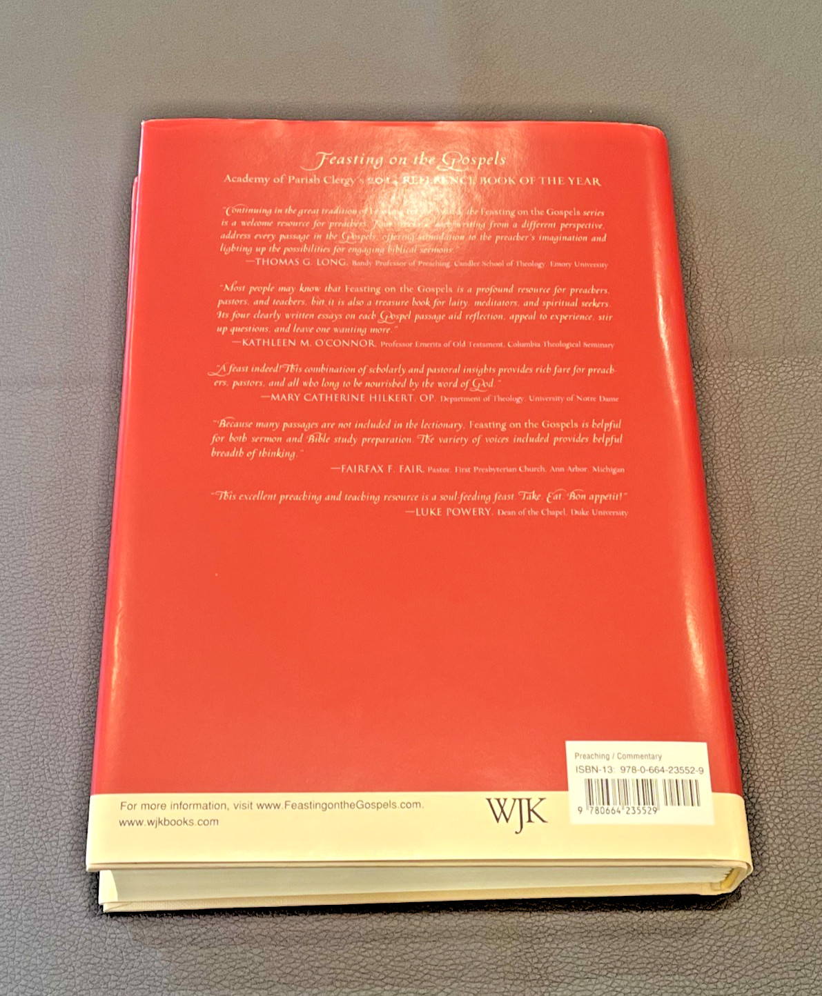 FEASTING ON THE GOSPELS Hardback Books WLK Set of 5