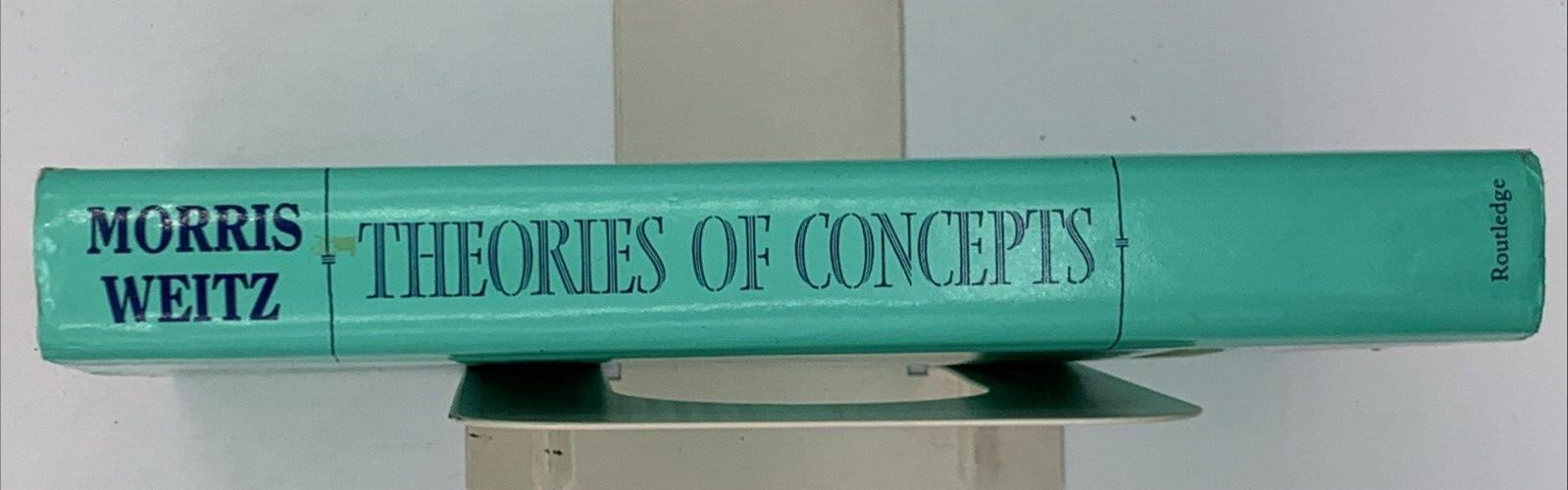 Theories of Concepts by Morris Weitz, Hardcover 1988, B138
