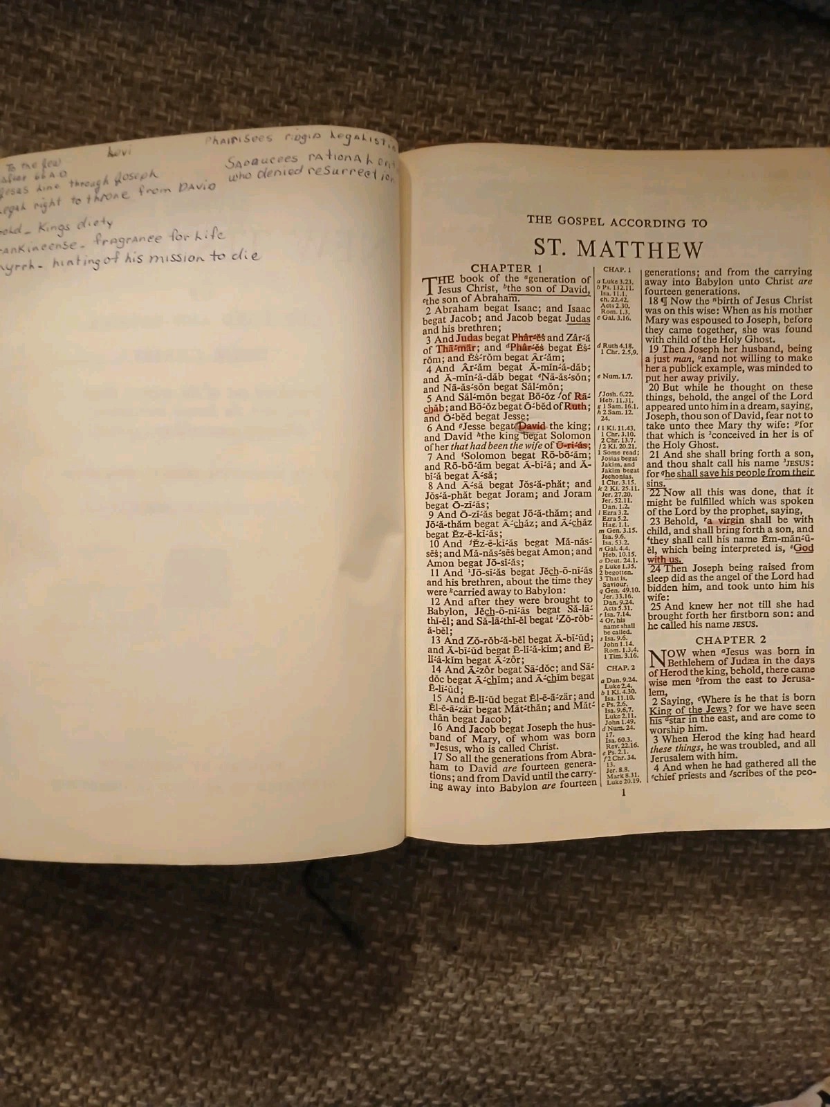 Holy Bible Prophecy Edition Crown Jewel Red Letter KJV Salem Kirban 1957 1971