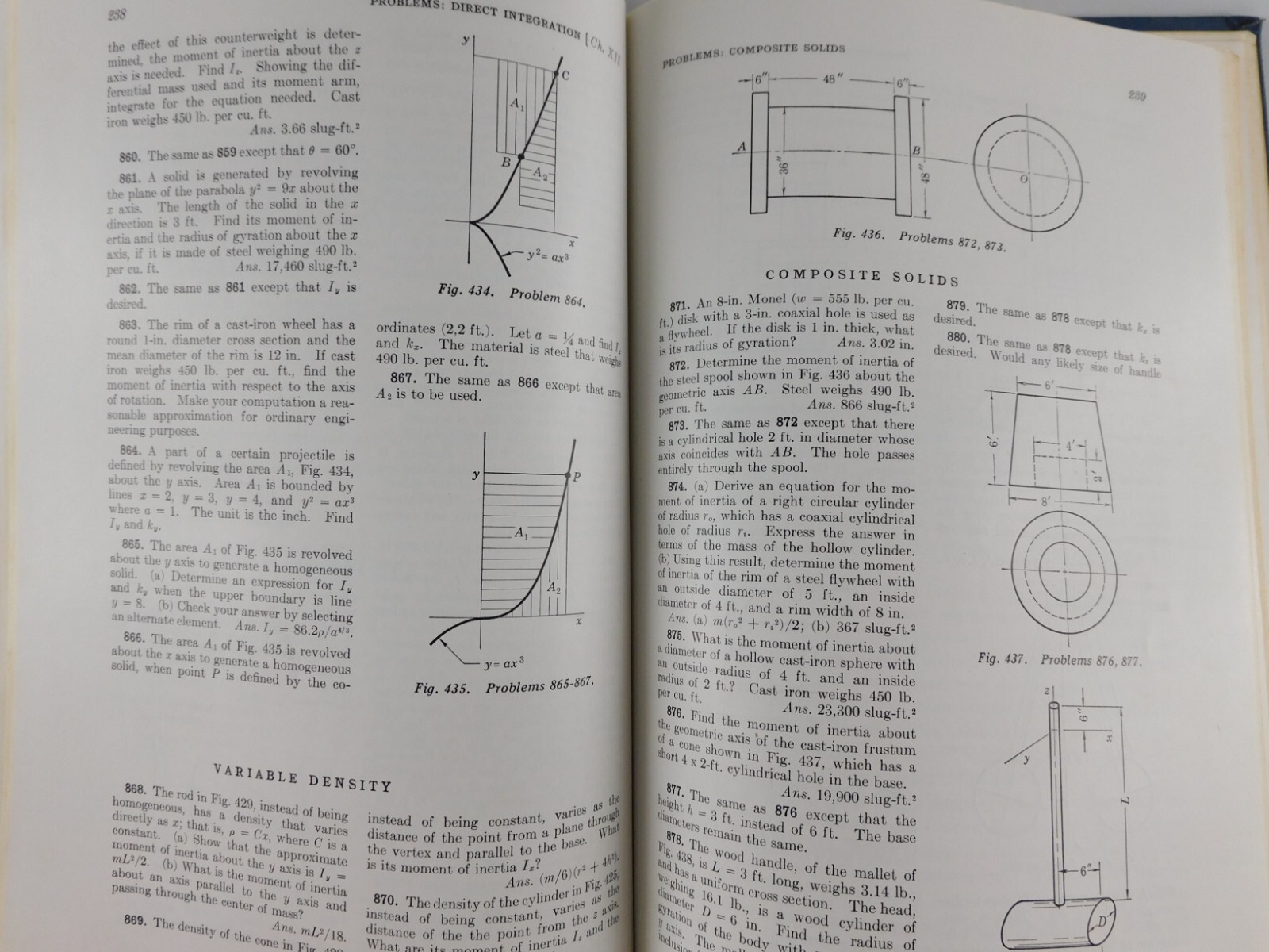 Analytic Mechanics 1956 by Faires and Chambers HC Third Edition 540 Pages
