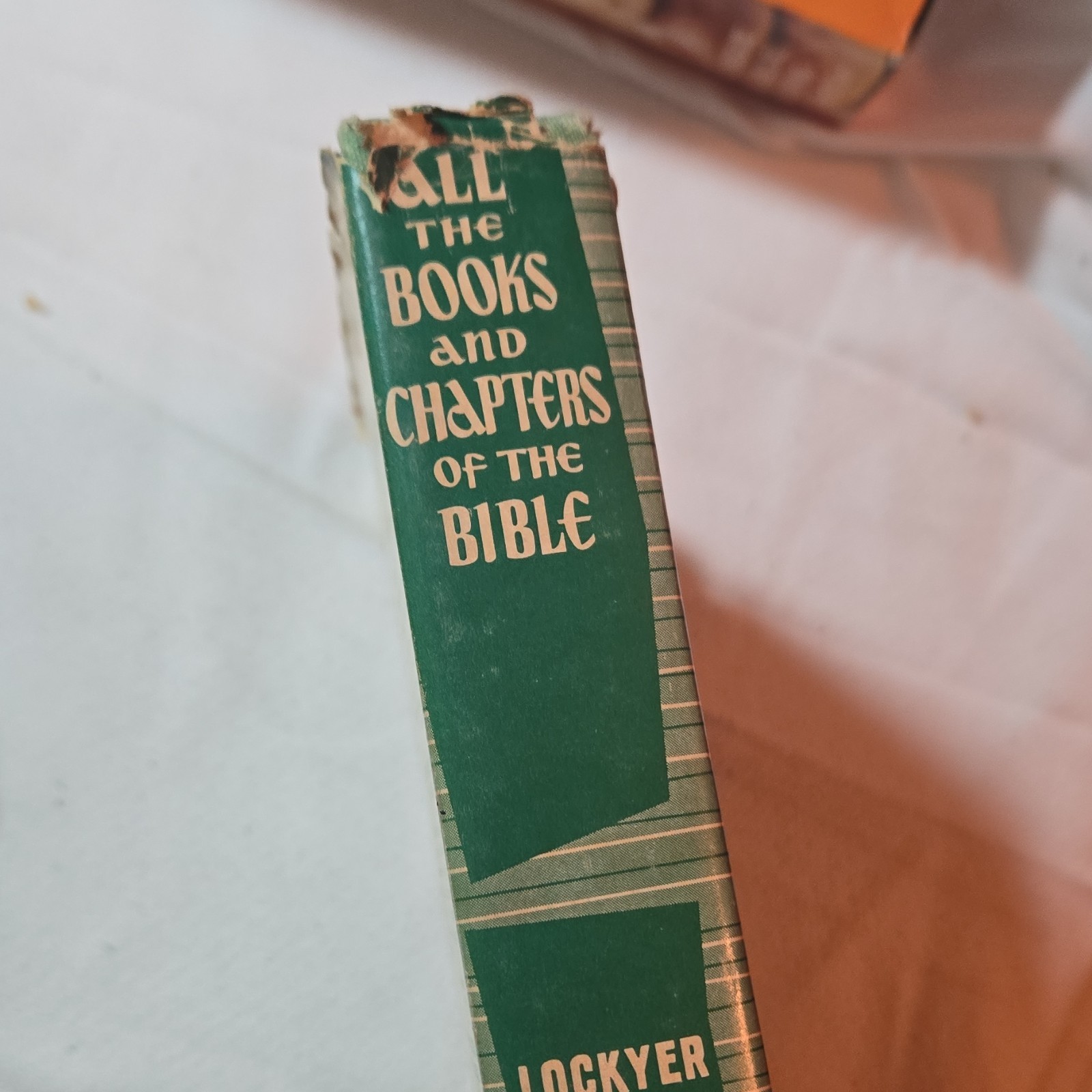 Zondervan All the Books and Chapters of the Bible HC Herbert Lockyer 1966