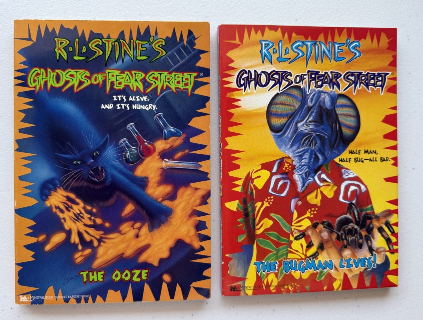 Lot of 14 Like New Vtg RL Stine Ghosts of Fear Street ppbs 13 are 1st print