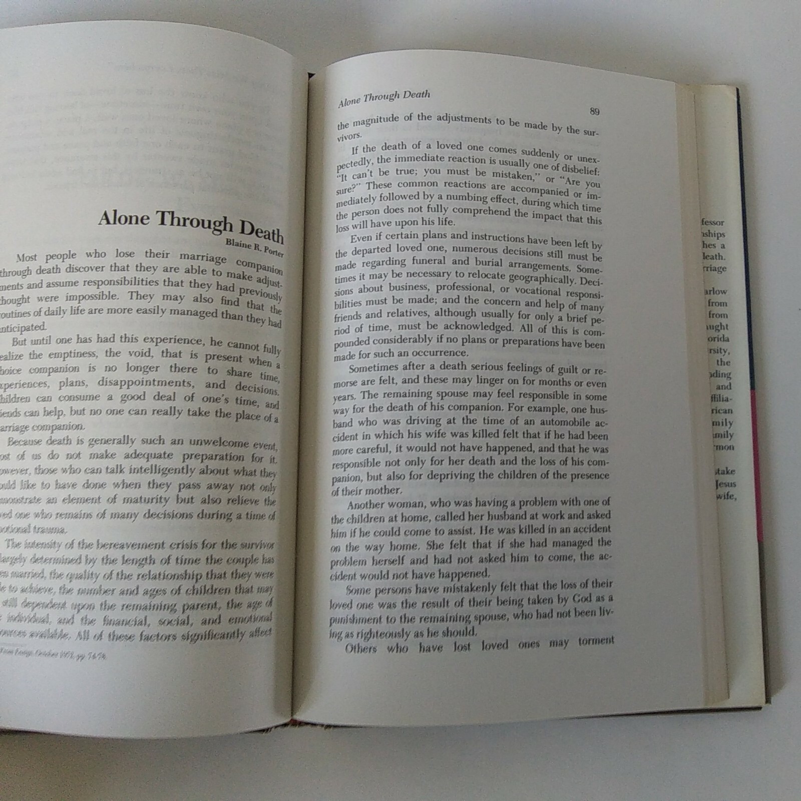 1979 „Understanding Death“ By Brent. A. Barlow Hardcover, Dust Jacket, Good Cond