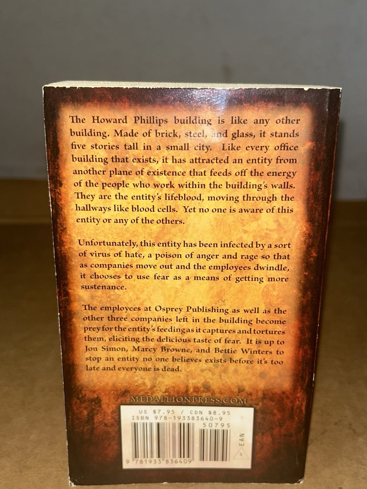 2008 Institutional Memory By Gary Frank 1st Edition 1st Printing TPB Horror