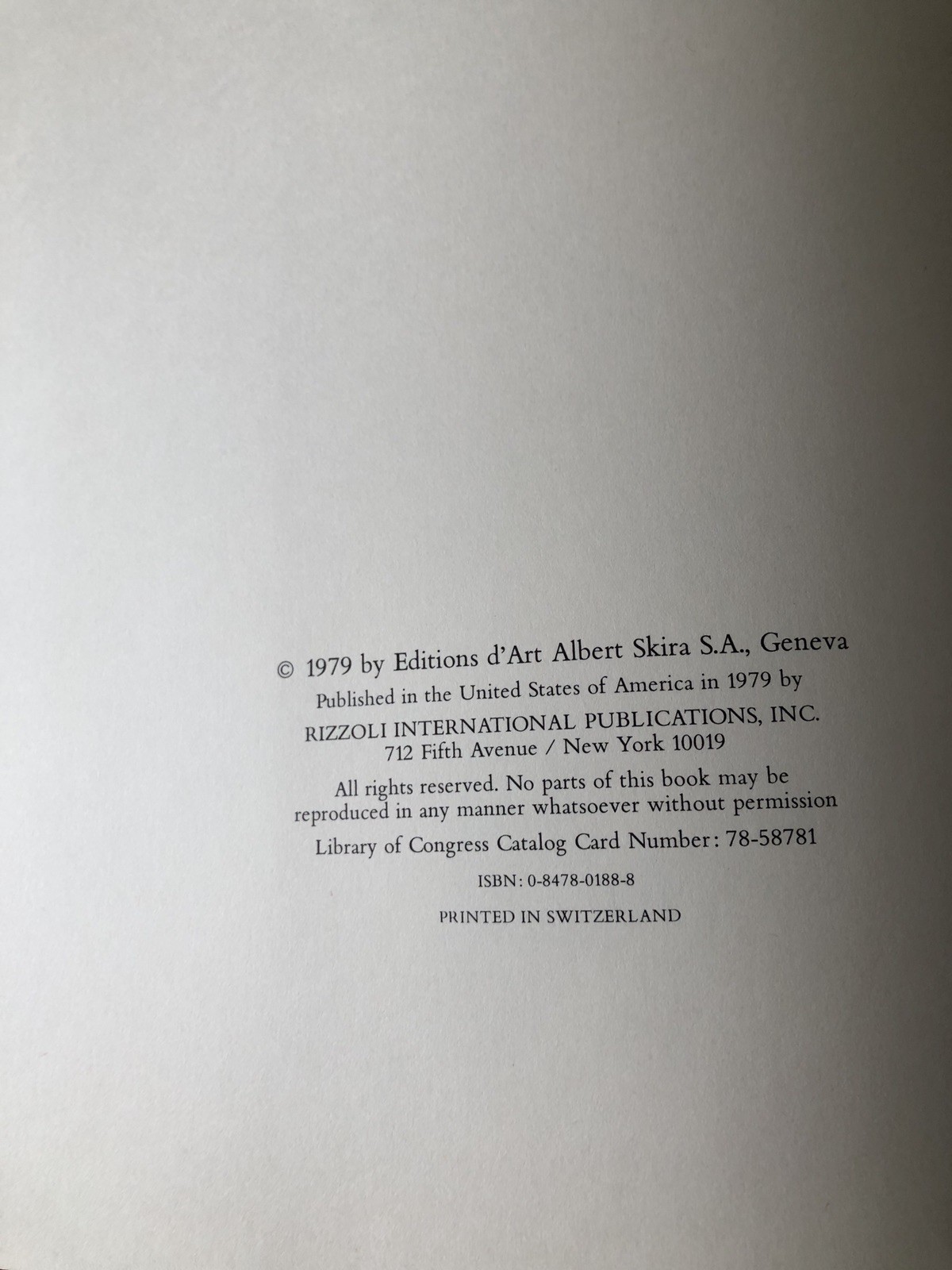 BALTHUS by Jean Leymarie 1979 HC/DJ/SC