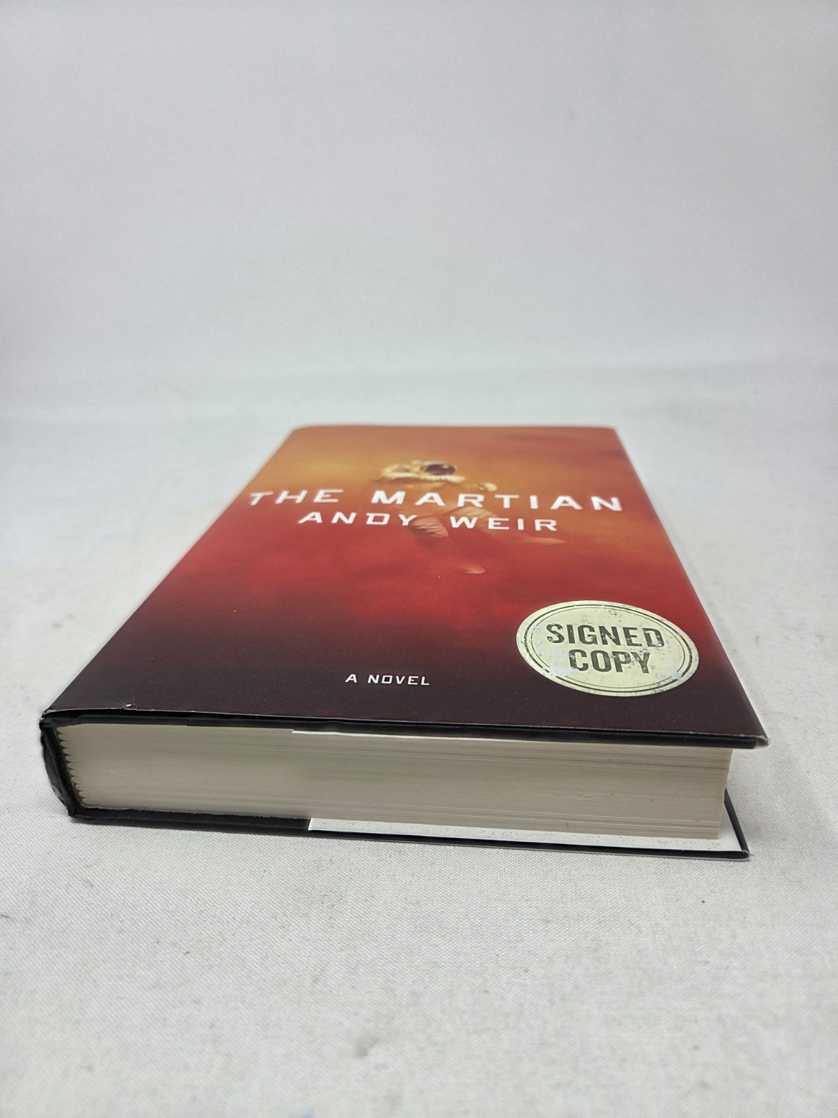SIGNED The Martian by Andy Weir Hardcover First Edition