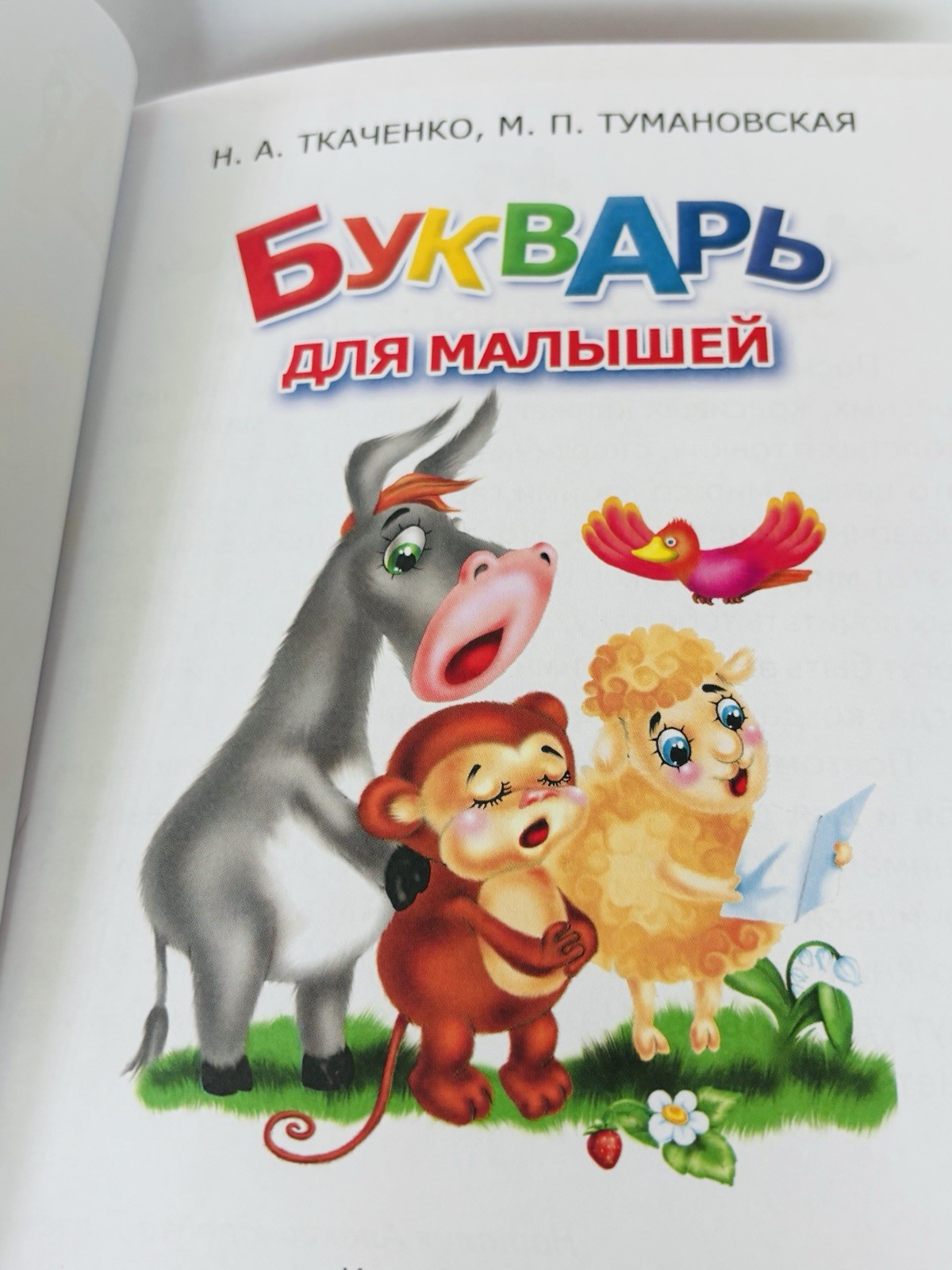 Букварь для малышей. Цветные иллюстрации. Bukvar. Tkachenko