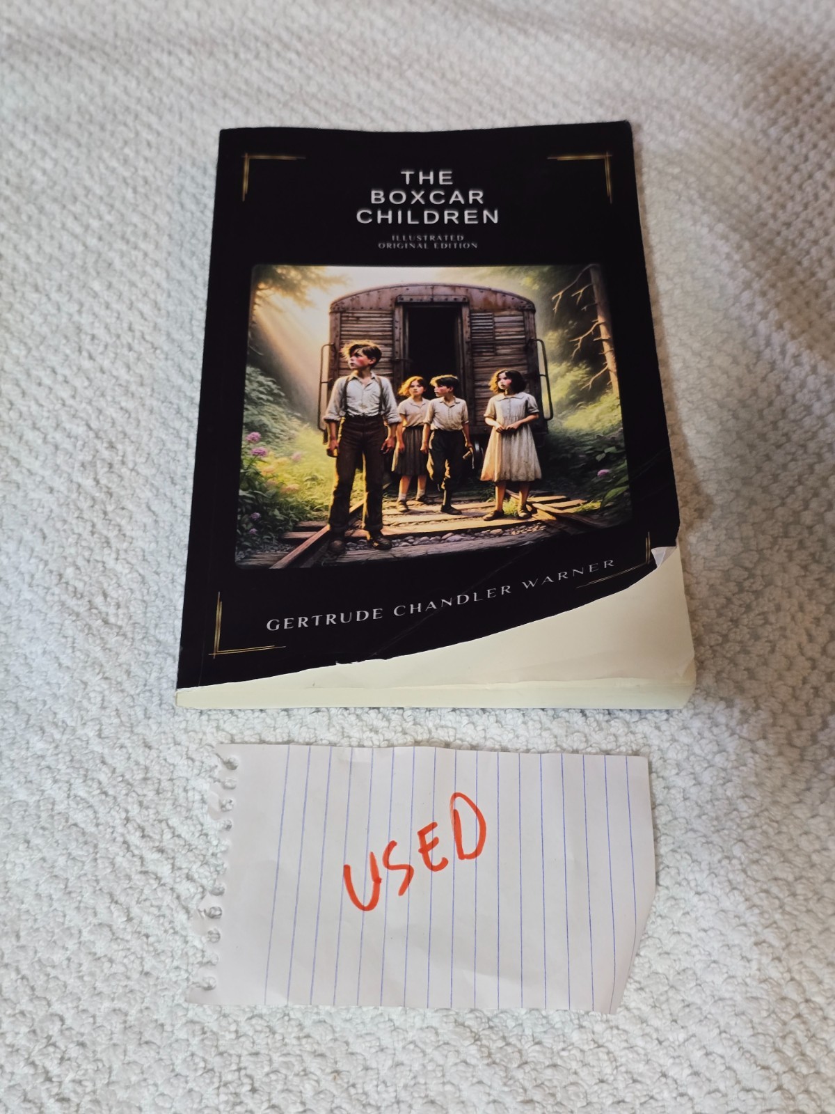 The Boxcar Children: Illustrated Original Edition by Gertrude Chandler Warner