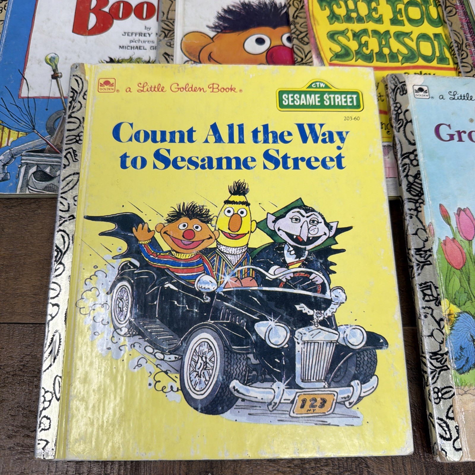 Sesame Street A Little Golden Book Vintage Children’s Books 1970-80s