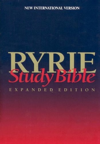 Ryrie Study Bible NIV Hardback- Red Letter Indexed (Ryrie Study Bibles)