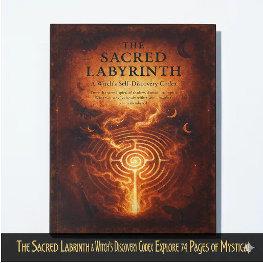 77 Pages Witchcraft Grimoire Pages Book of Shadows Kit with Moon Phases