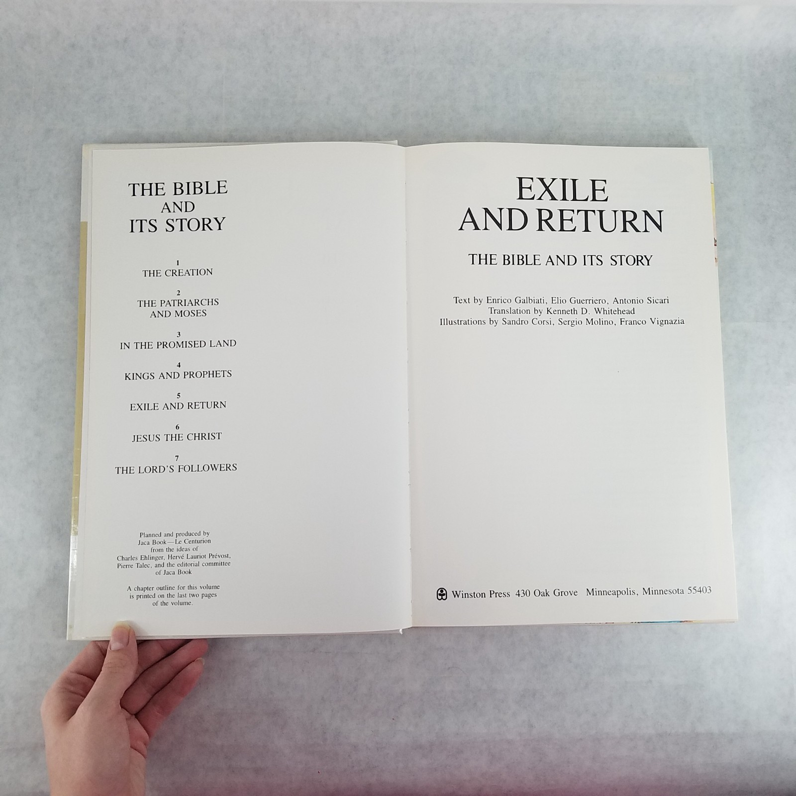 Exile and Return: The Bible and Its Story – Illustrated HC by Enrico Galbiati