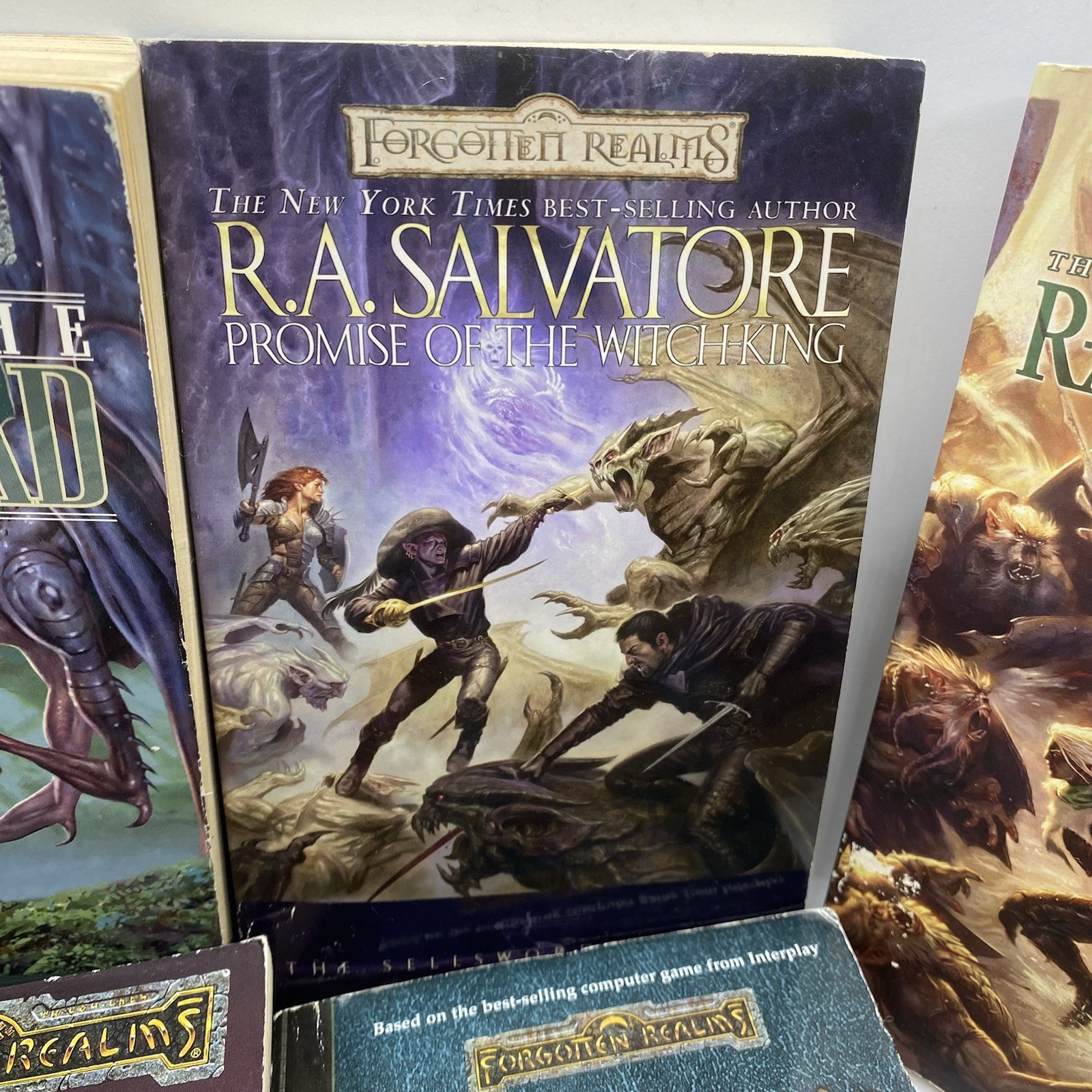 Forgotten Realms Book Lot 10 R.A. Salvatore Mel Odom Douglas Niles Paperback