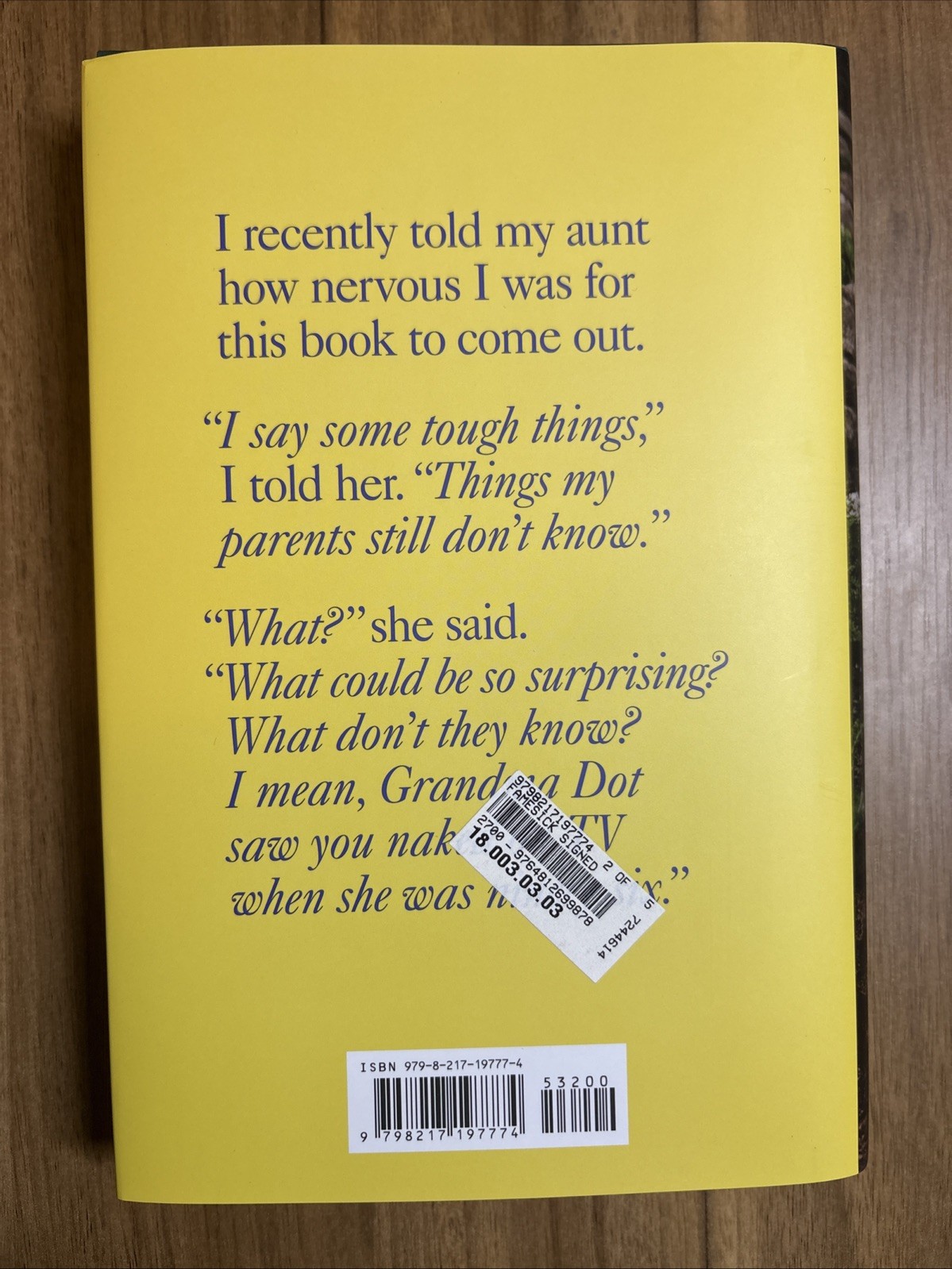 Lena Dunham Famesick A Memoir First Edition First Printing Stamped