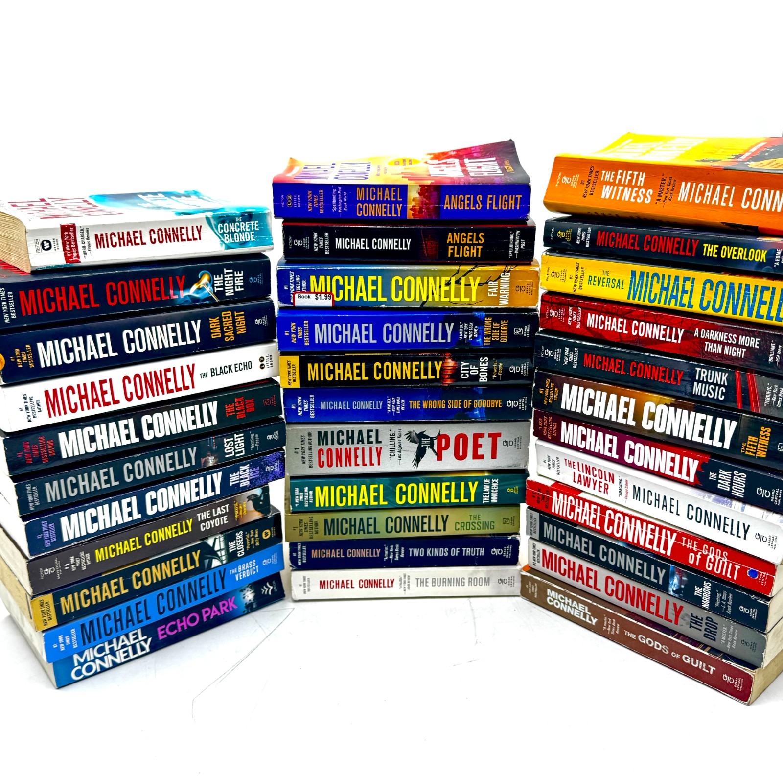 Lot of 10 Michael Connelly VG Crime Fiction Trade Paperback Books Mixed Titles