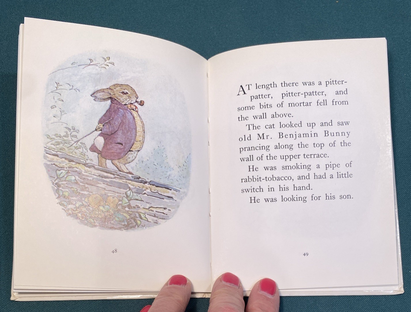 BEATRIX POTTER HARDBACKS ~ F. Warne & Co. ~ Small Matching Set 1-4 PETER RABBIT