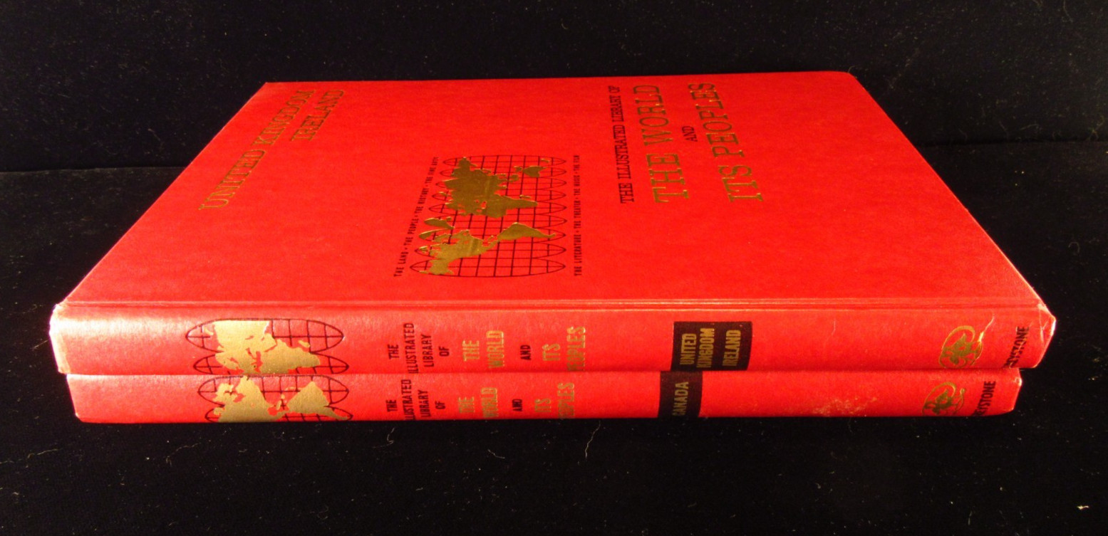 2 Volumes The World $ Its Peoples United Kingdom/Ireland & Canada HC