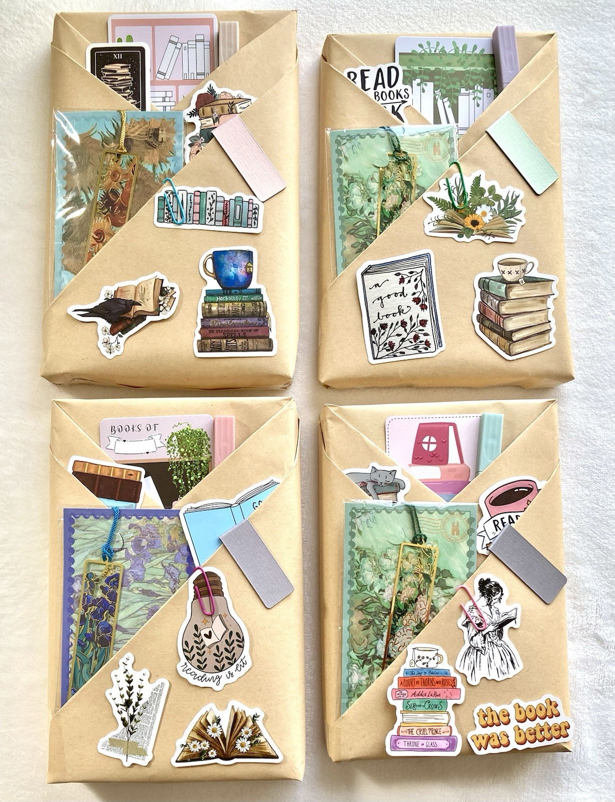 Blind Date With A Book Bookish Gift Bookmark Stickers fiction mystery Book Lover